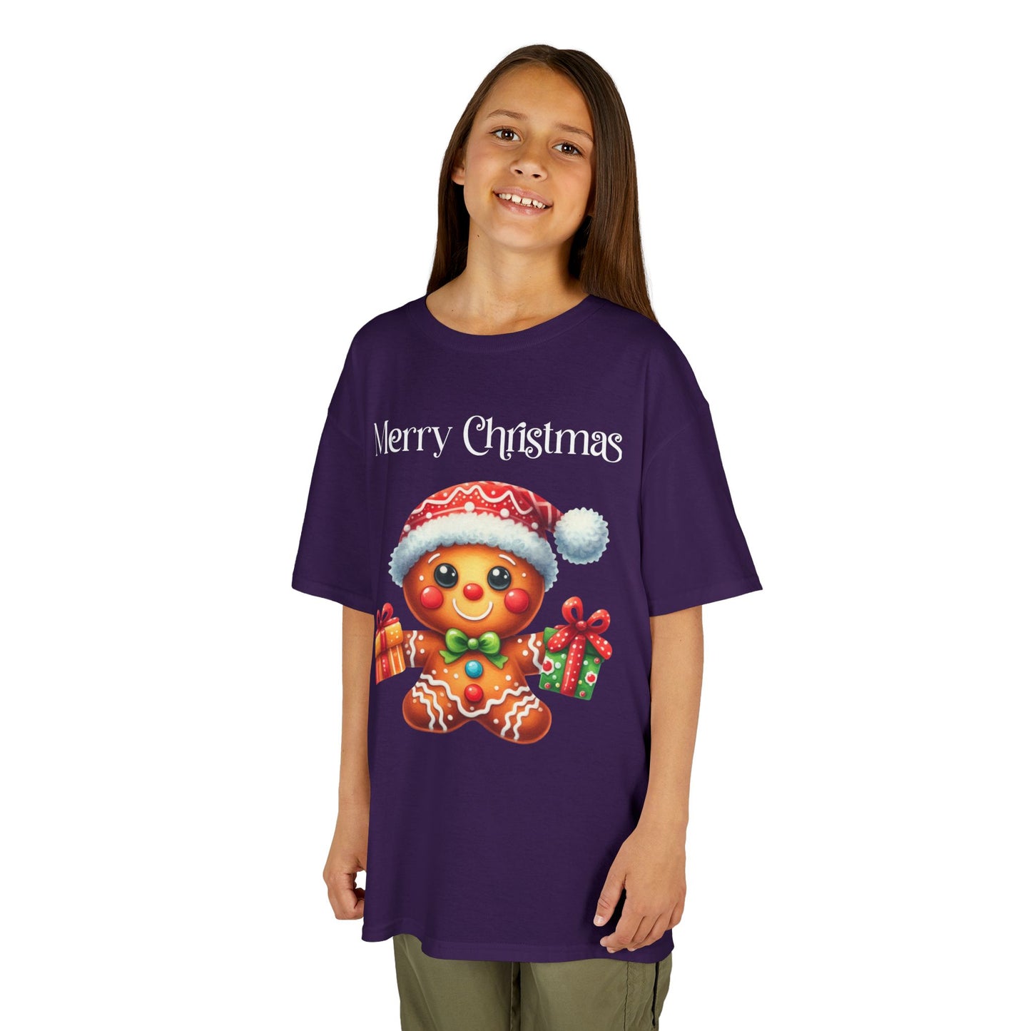 Child Tee - Christmas - Gingerbread - Merry Christmas (01a)