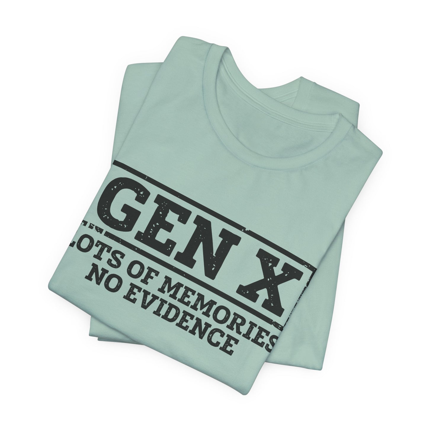 T-shirt - Sarcastic - GenX No Memories (01-black)