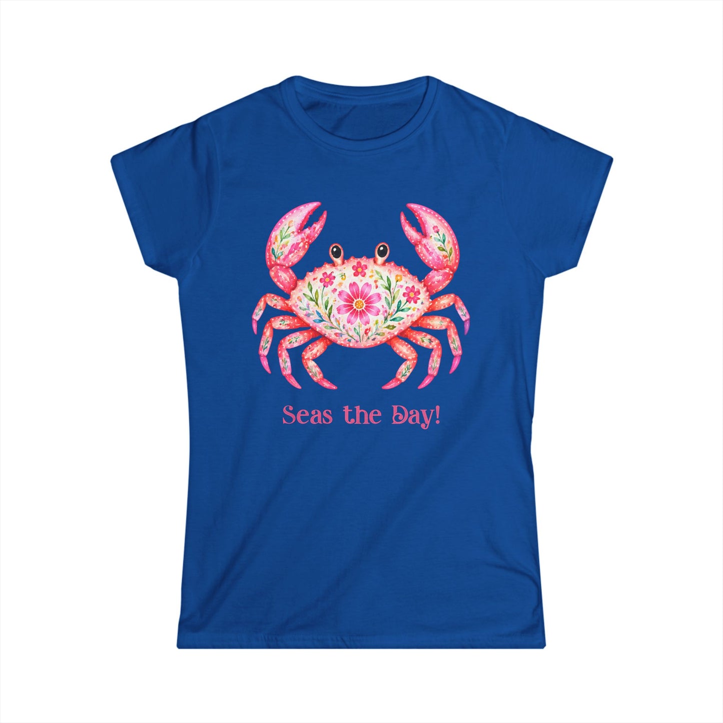 Female T-Shirt - Animal - Seas the Day Crab (01)