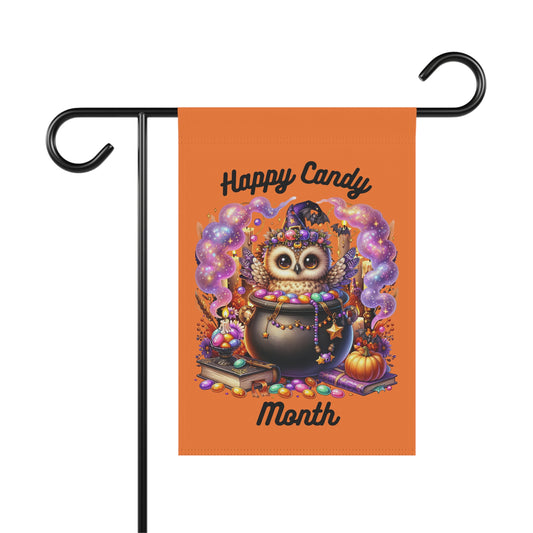 Garden Flag - Halloween - Happy Candy Month (01)