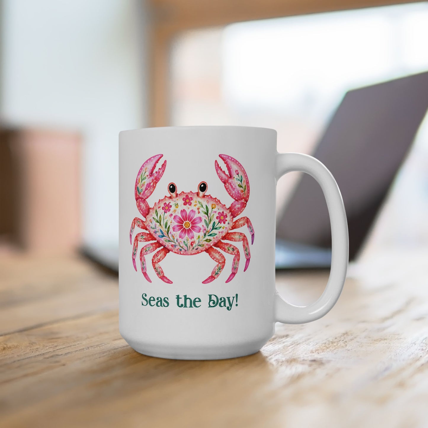 Ceramic Mug - Animal - Seas the Day Crab (01)