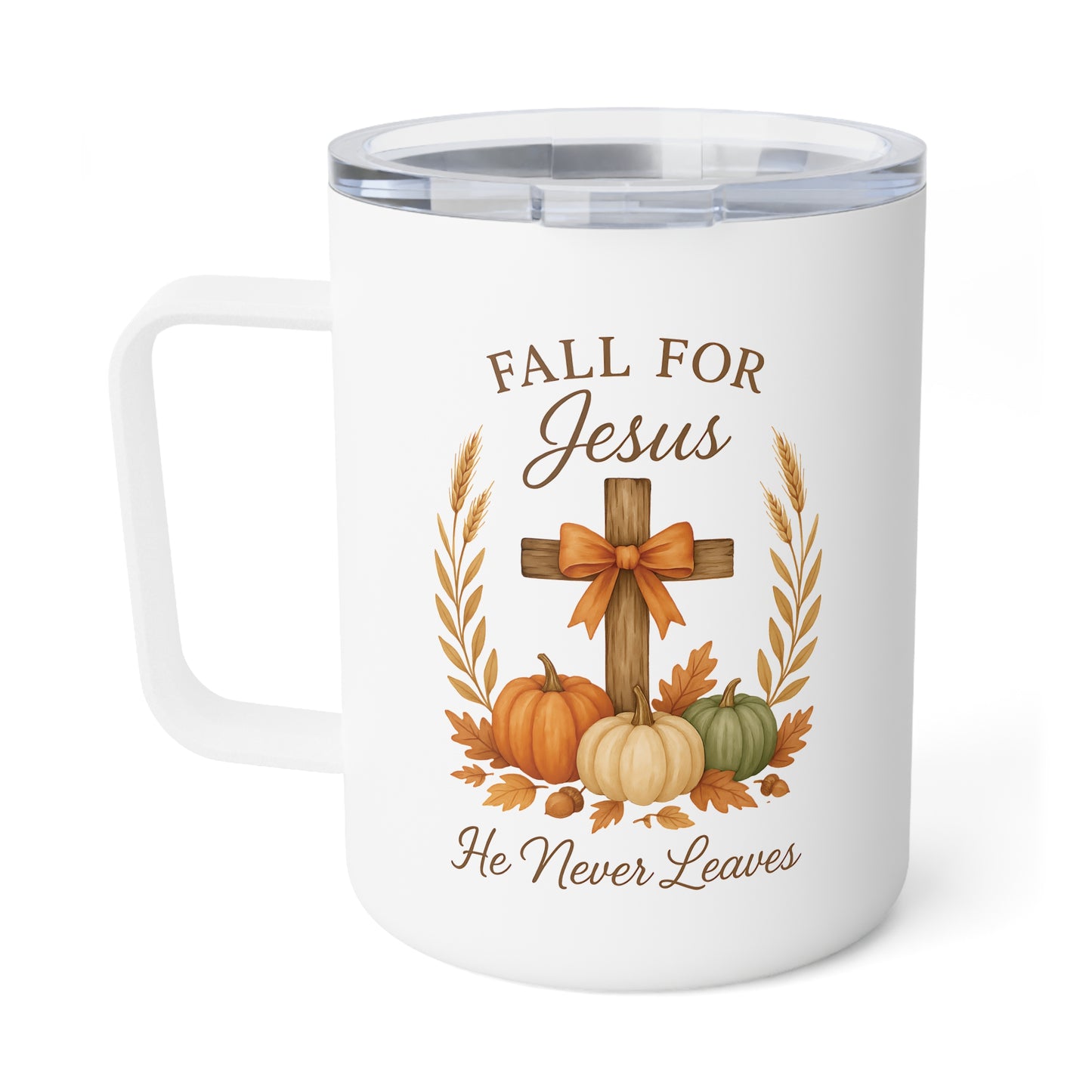 Insulated Mug - Faith - Fall for Jesus (01 Autumn)