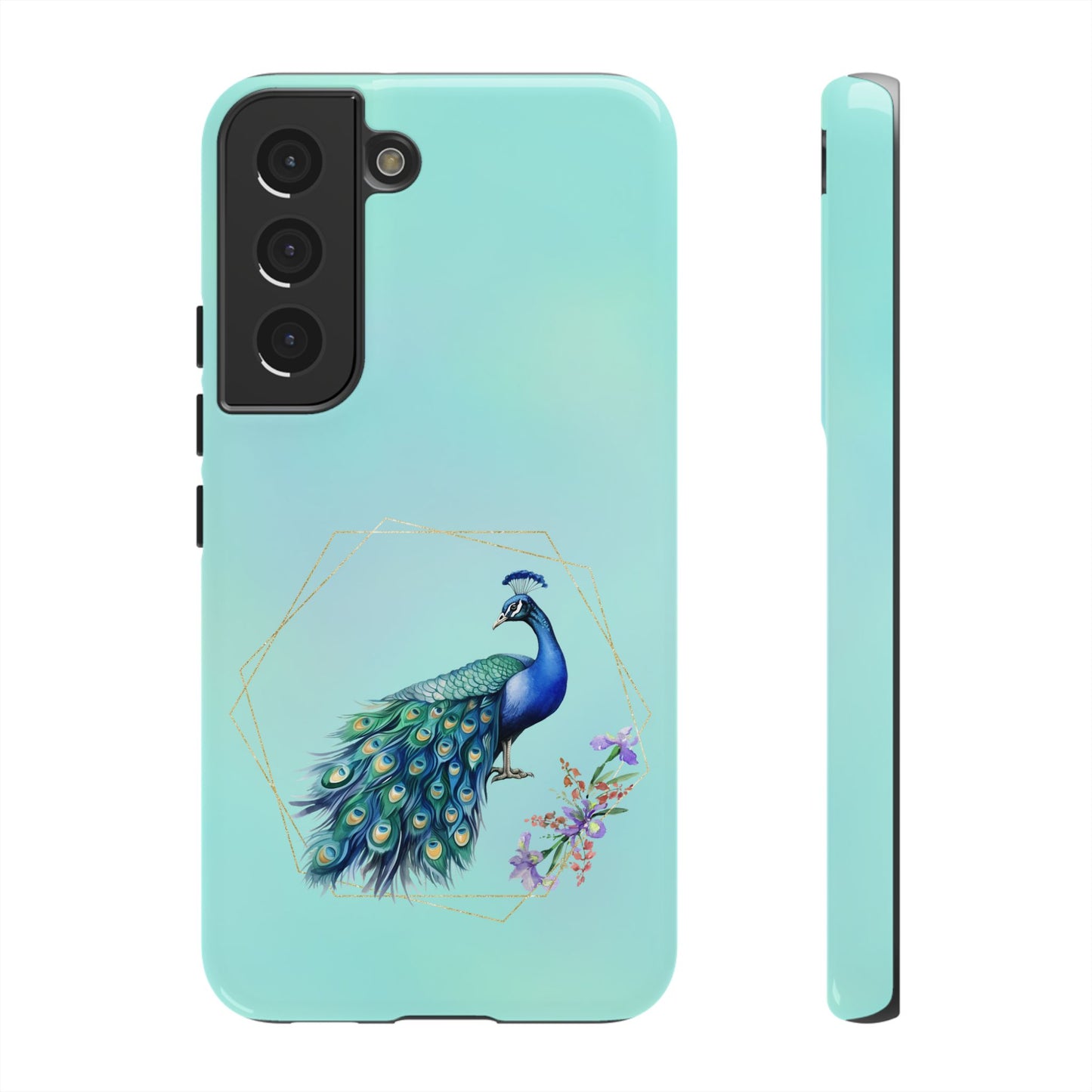 Tough Cell Phone Case - Animal - Peacock (2)