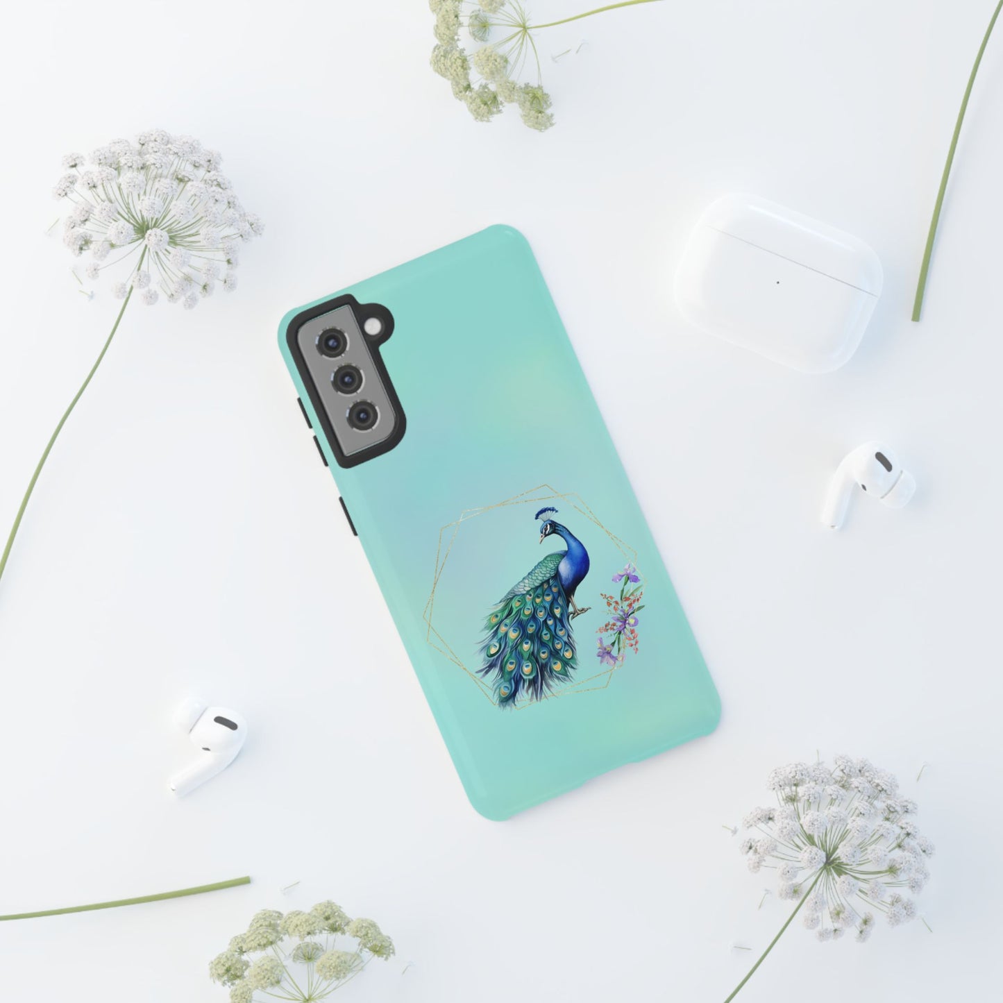 Tough Cell Phone Case - Animal - Peacock (2)