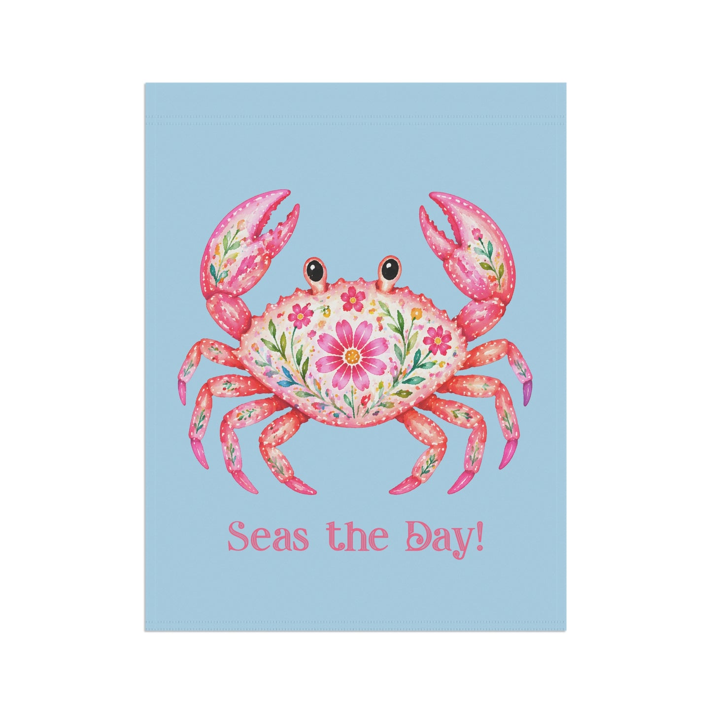 Garden Flag - Season -  Seas the Day Crab (01)
