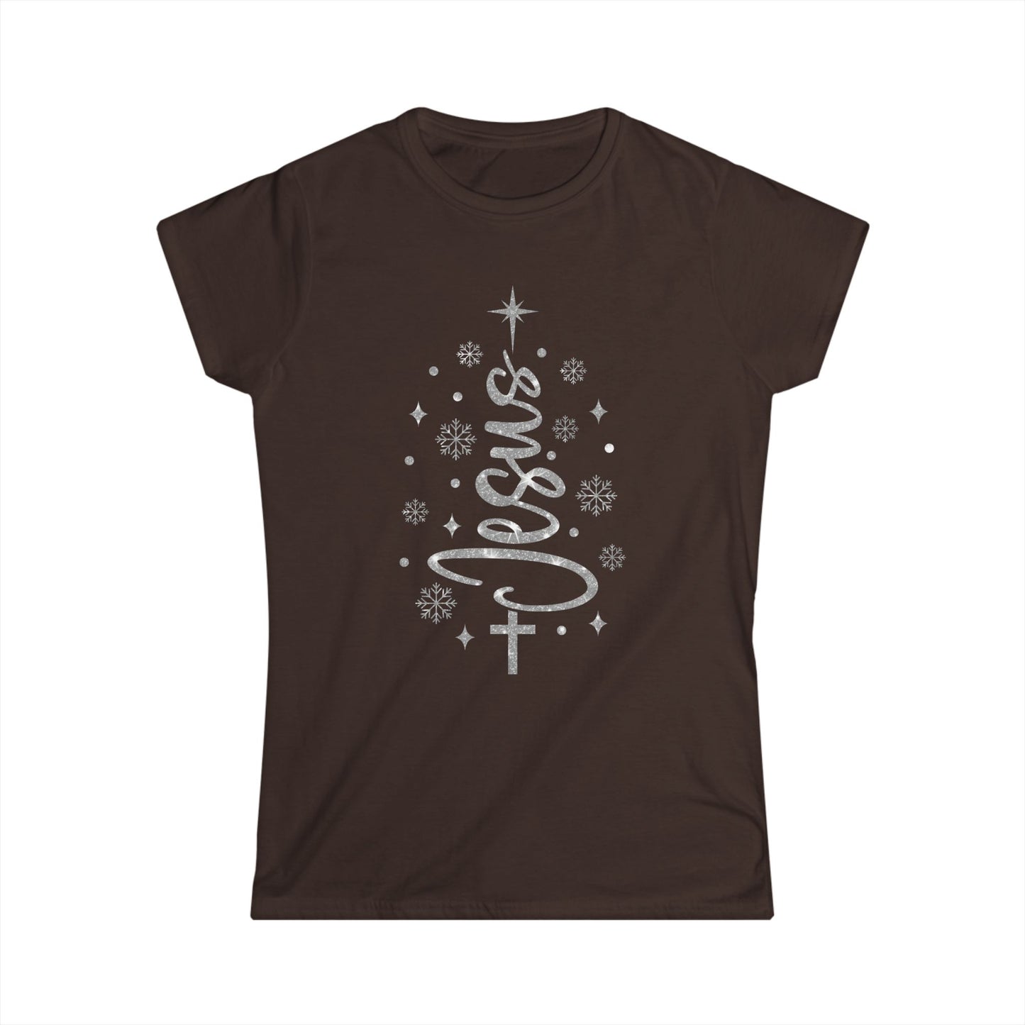 Female T-Shirt - Christmas - Jesus Tree (01a)