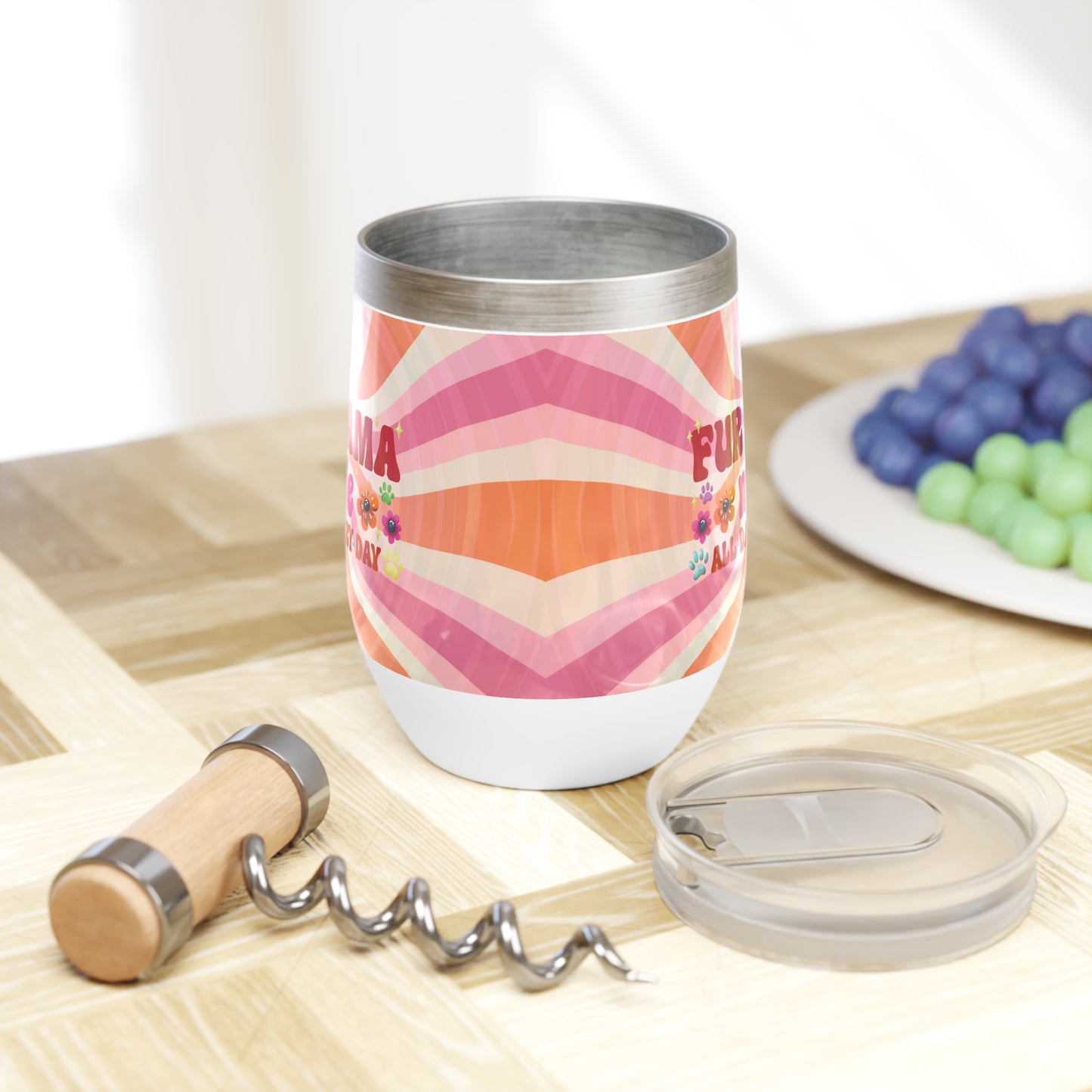 Wine Tumbler - Fur Mama (1)