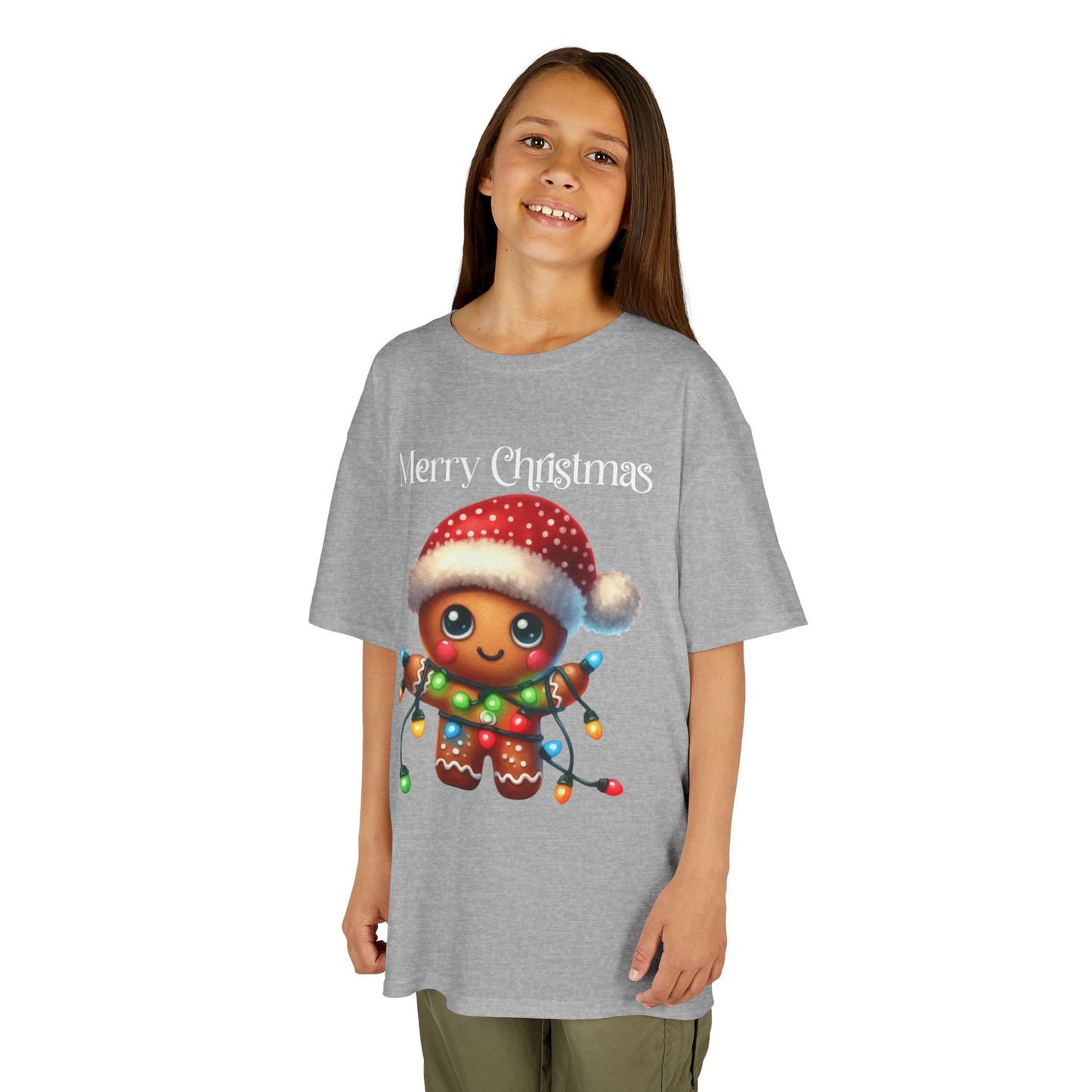 Child Tee - Christmas - Gingerbread - Merry Christmas (02a)