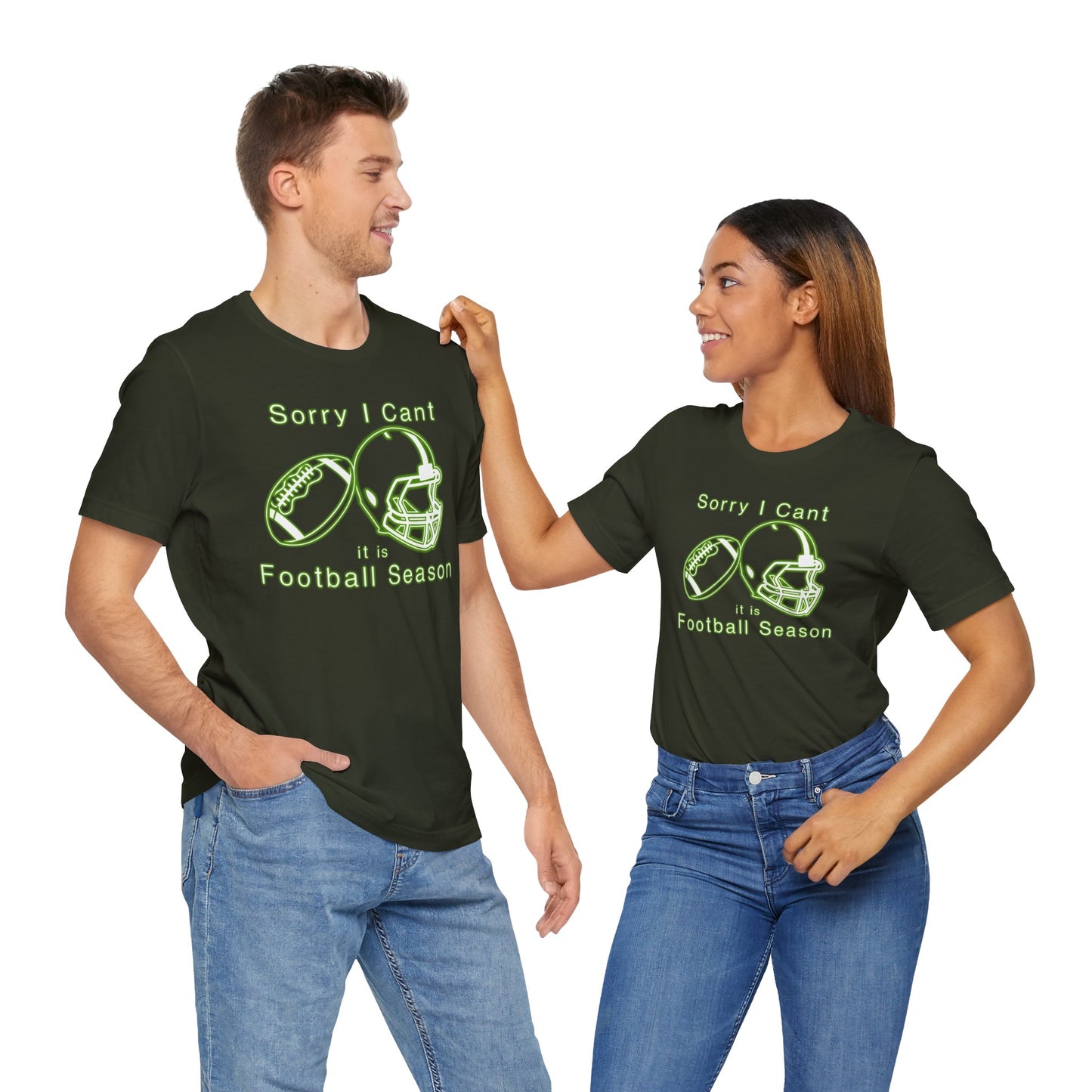 T-shirt - Football - Sorry I Cant (01d)