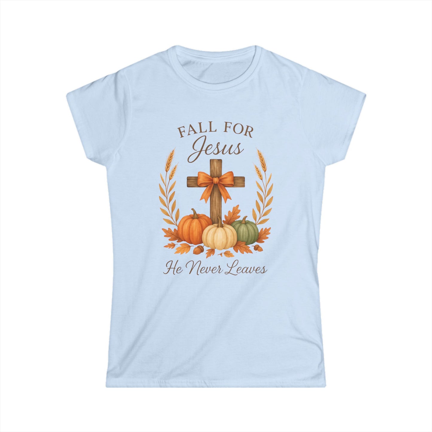 Female T-Shirt - Faith - Fall for Jesus (01 Autumn)