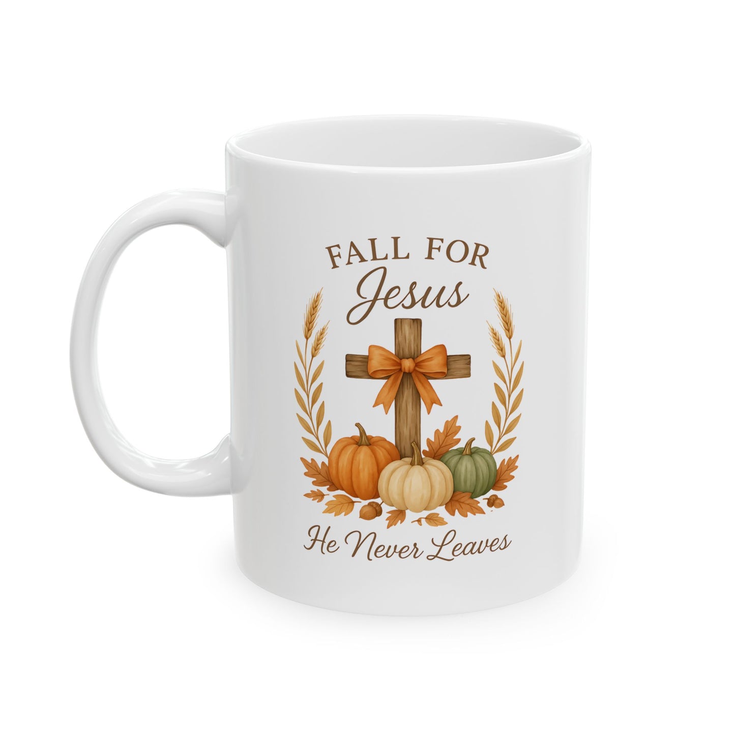 Ceramic Mug - Faith - Fall for Jesus (01 Autumn)