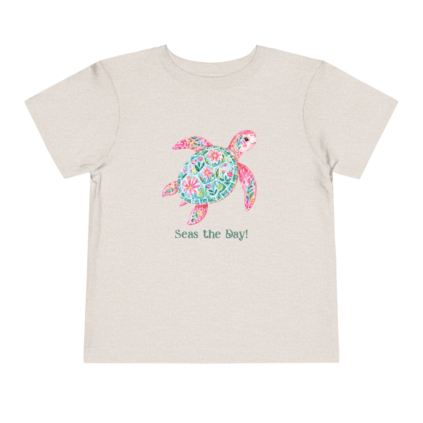 Toddler Tee - Animal - Seas the Day Turtle (01)