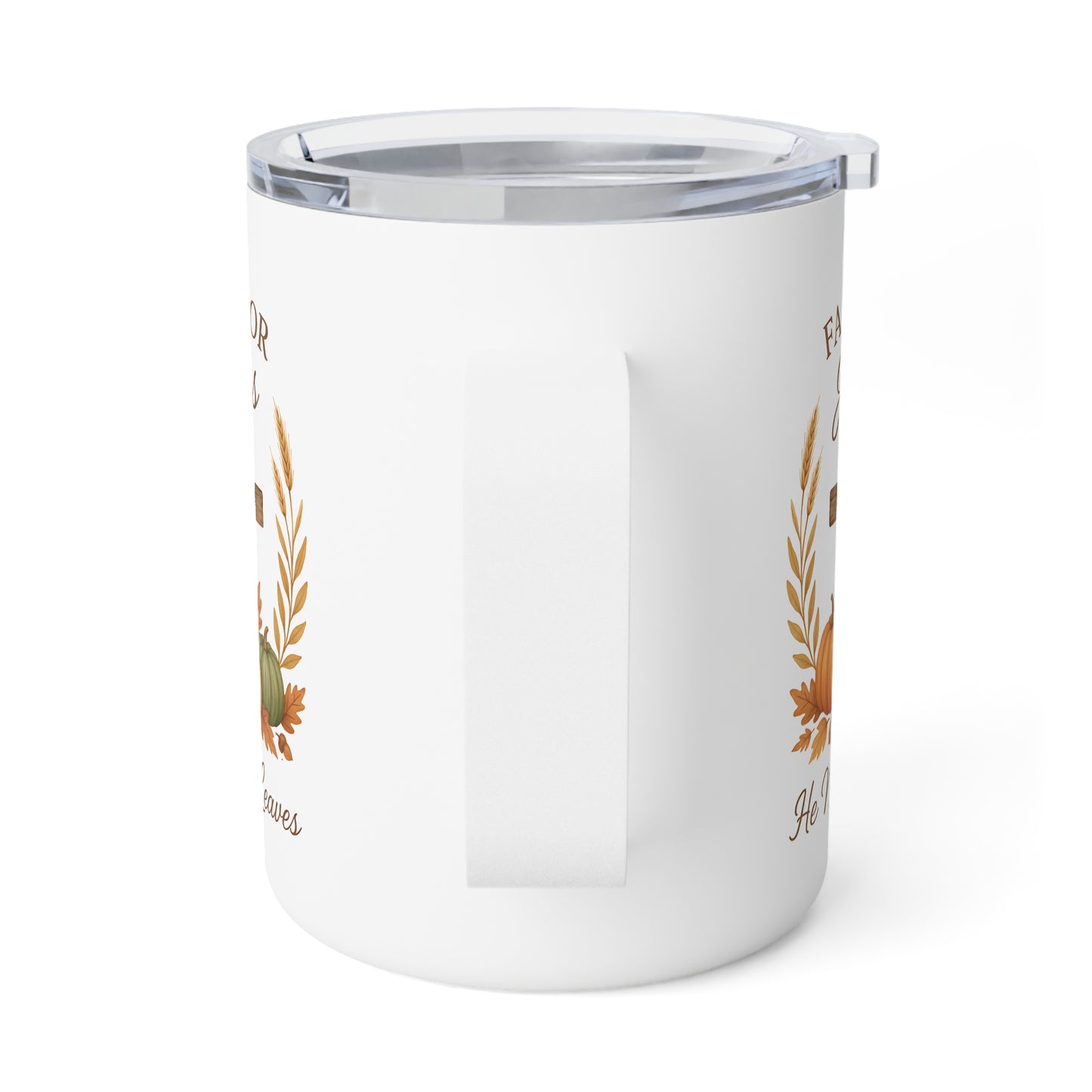 Insulated Mug - Faith - Fall for Jesus (01 Autumn)