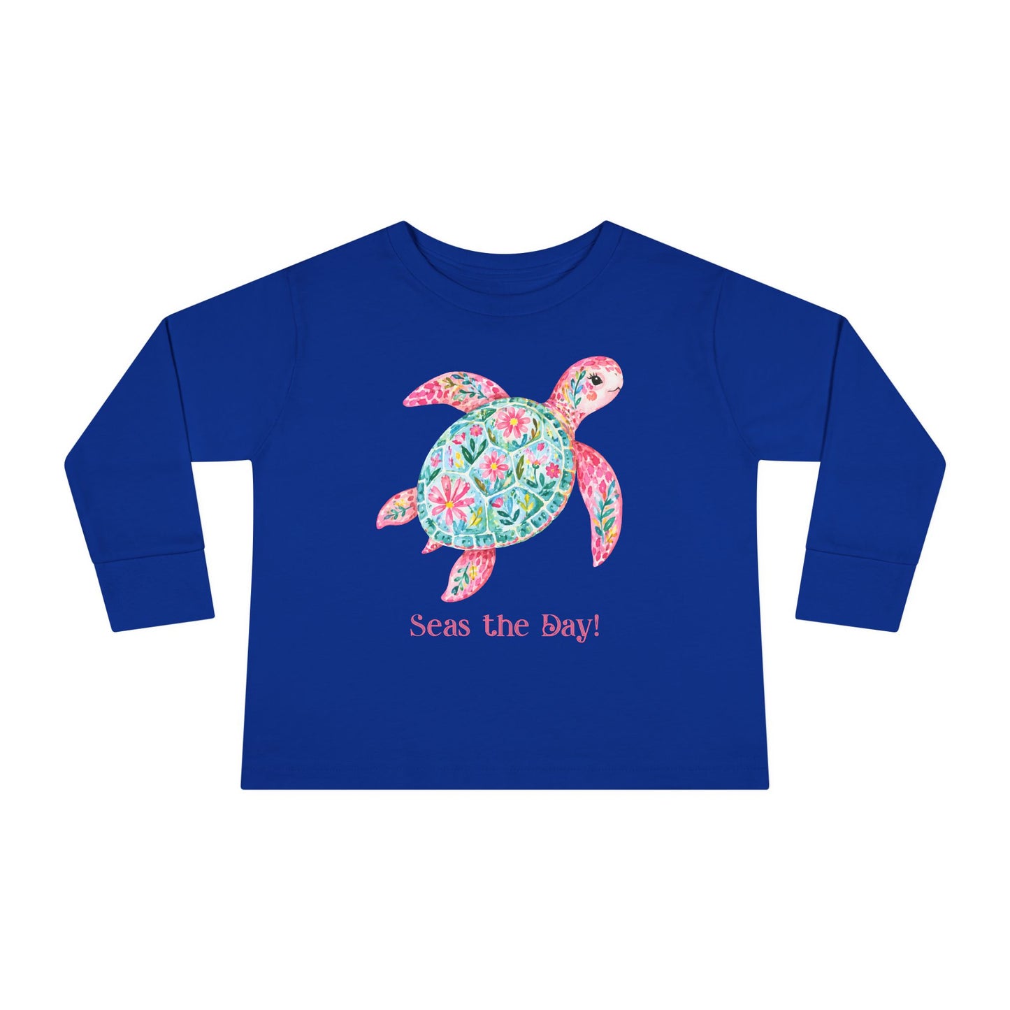 Toddler LS Tee - Animal - Seas the Day Turtle (01)