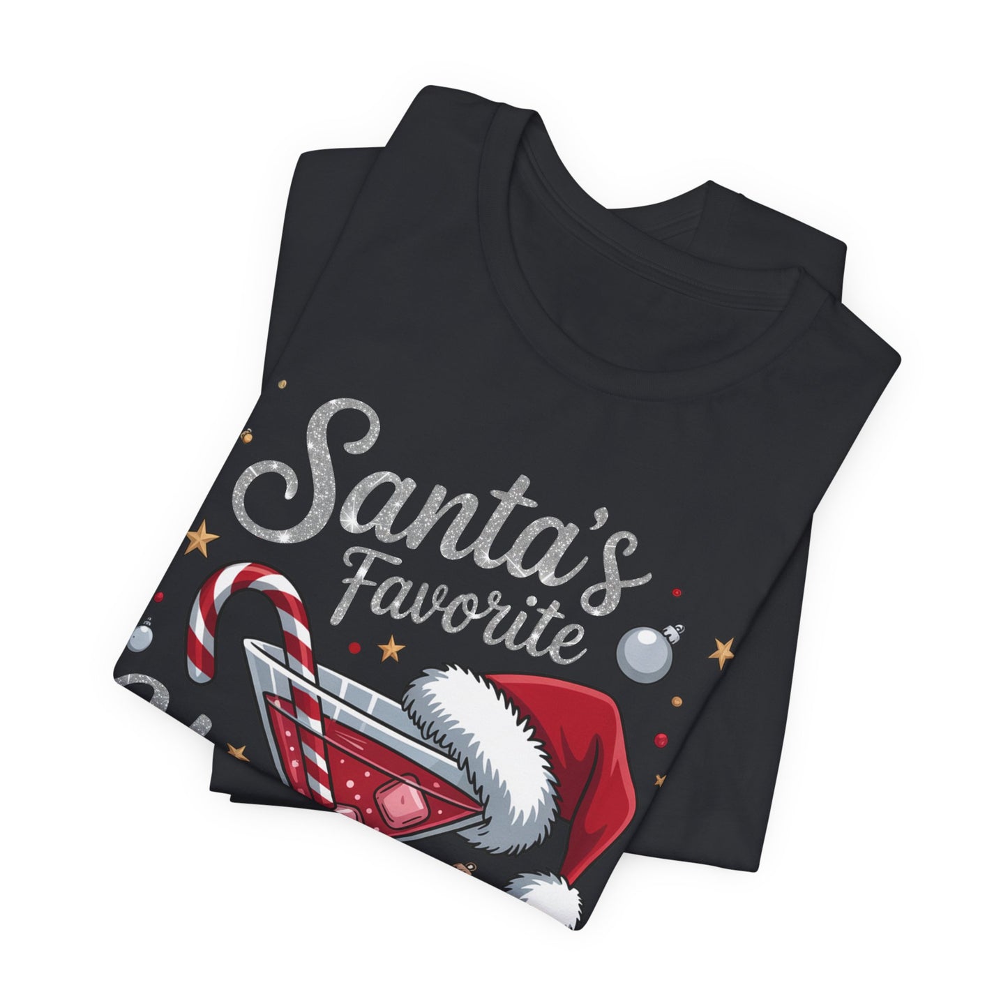 T-shirt - Christmas - Santa's Fav. Hot Mess (01)