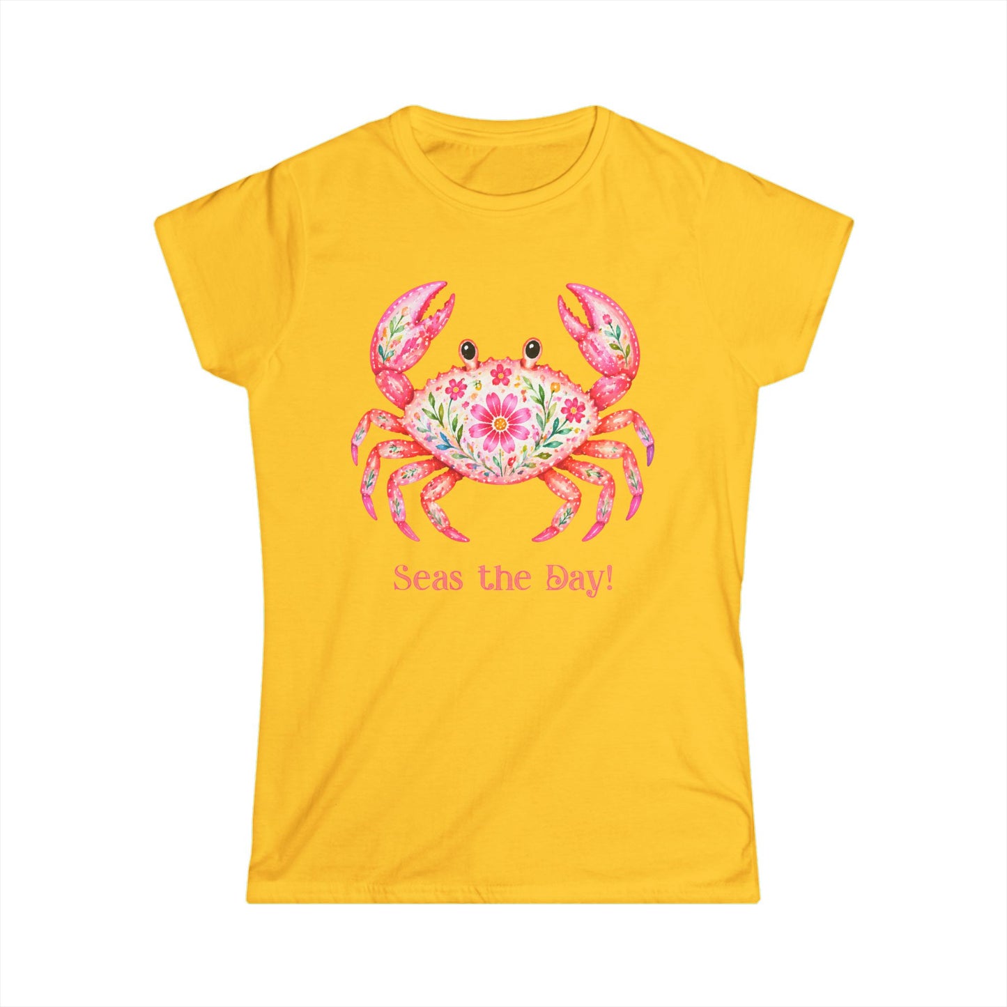 Female T-Shirt - Animal - Seas the Day Crab (01)