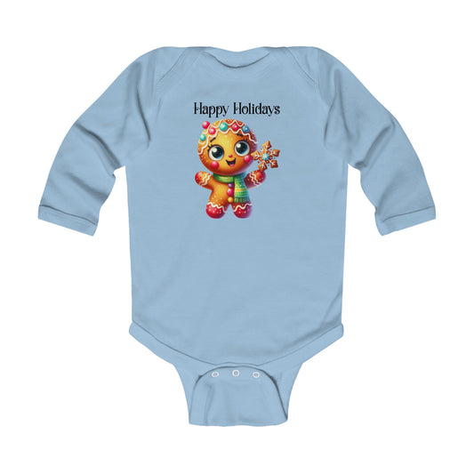 Onesie - Christmas - Gingerbread - Happy Holidays (03)