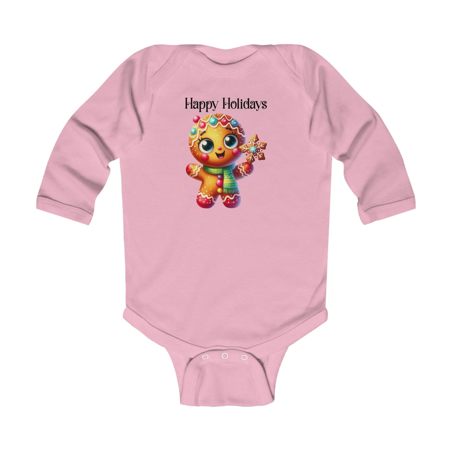 Onesie - Christmas - Gingerbread - Happy Holidays (03)