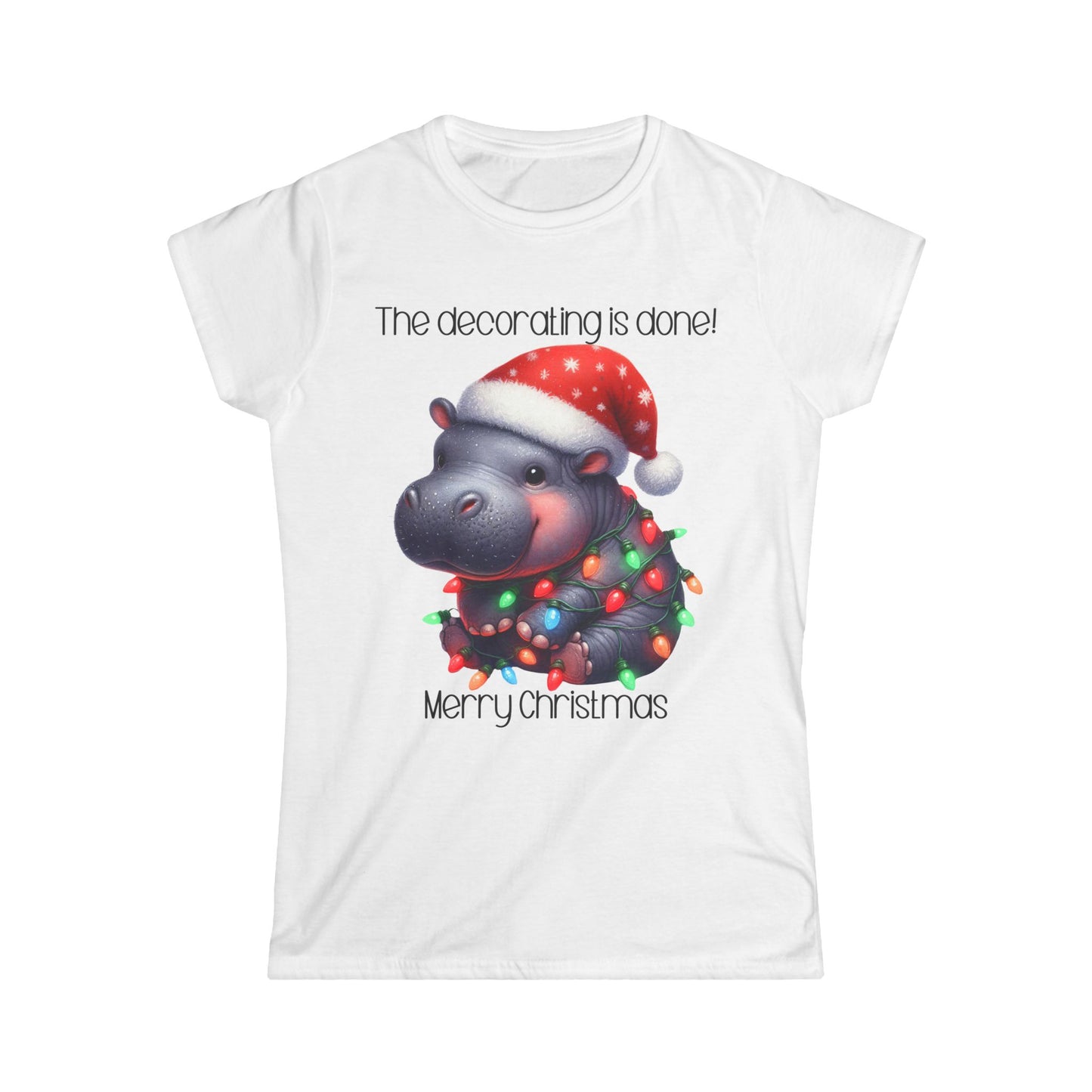 Female T-Shirt - Christmas - Decorating Done (06)