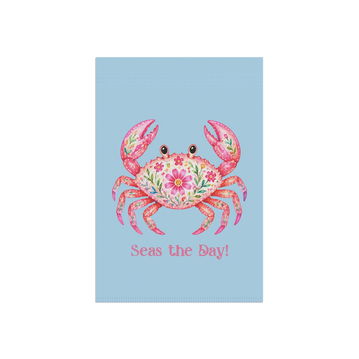 Garden Flag - Season -  Seas the Day Crab (01)