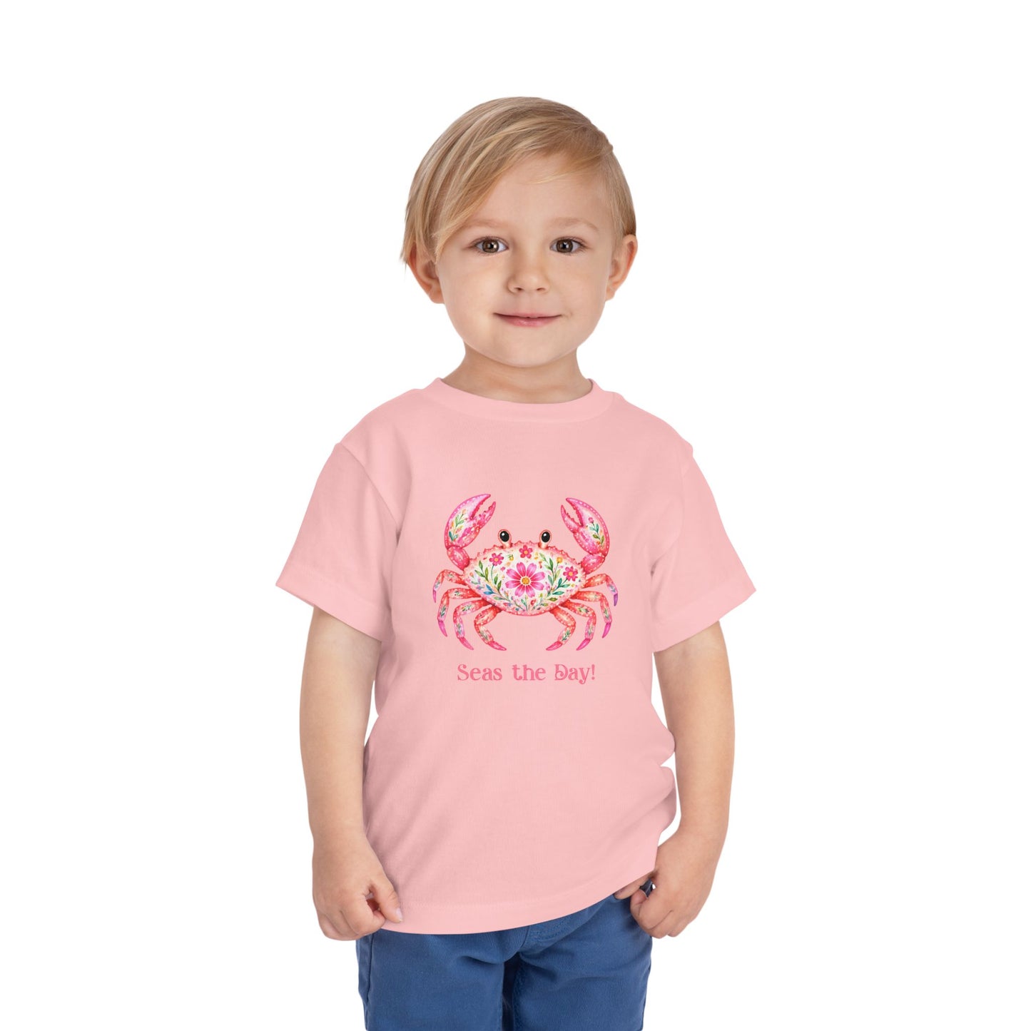 Toddler Tee - Animal - Seas the Day Crab (01)