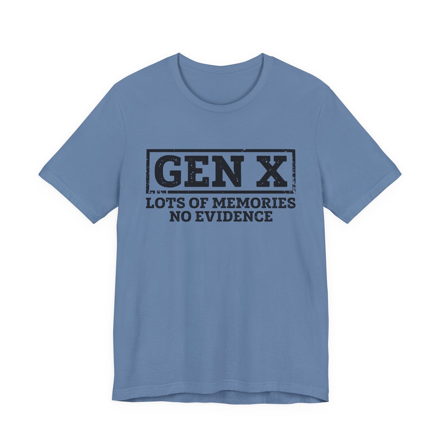 T-shirt - Sarcastic - GenX No Memories (01-black)