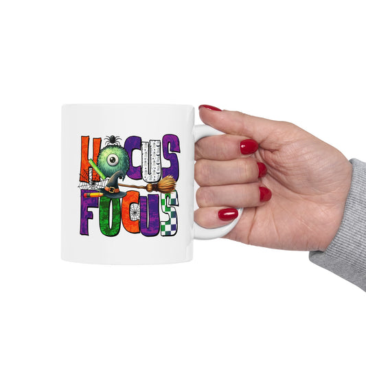 Ceramic Mug - Teacher / Halloween - Hocus Focus (01a)