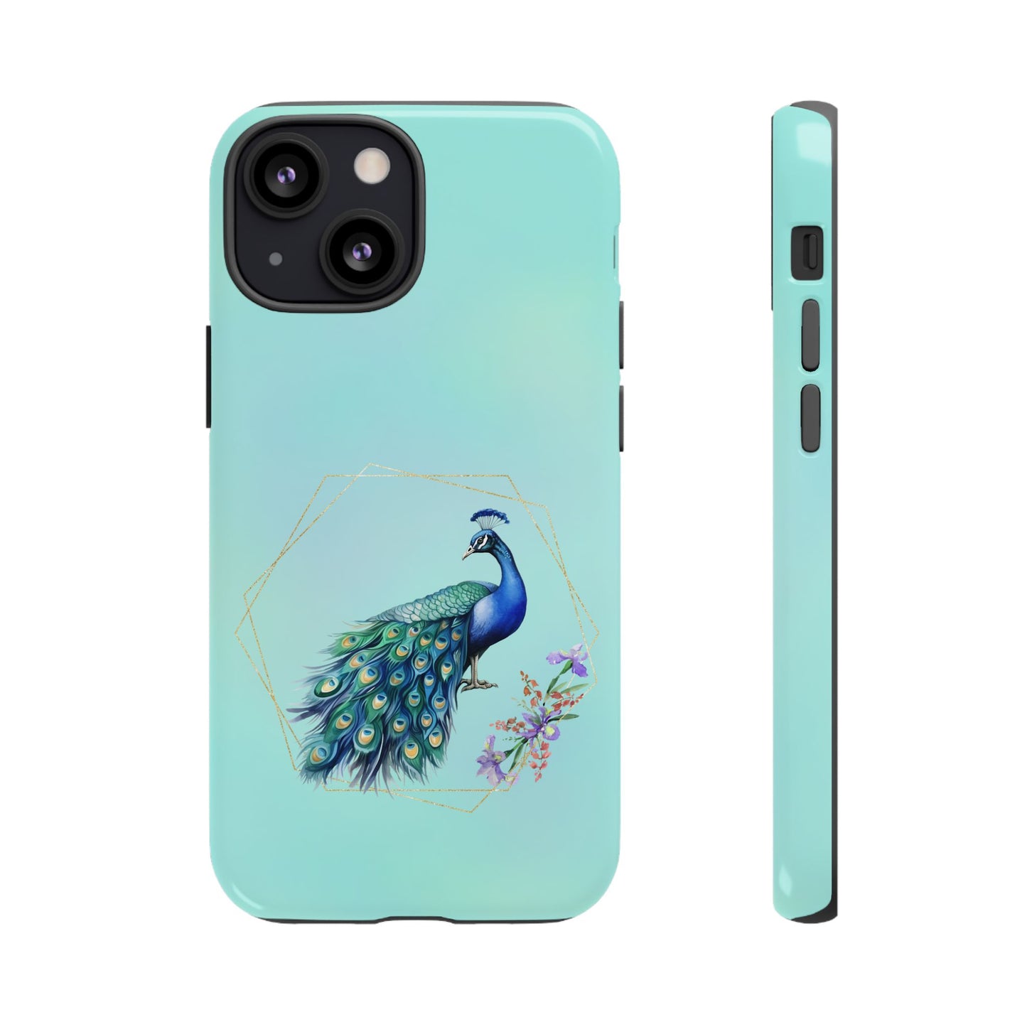 Tough Cell Phone Case - Animal - Peacock (2)