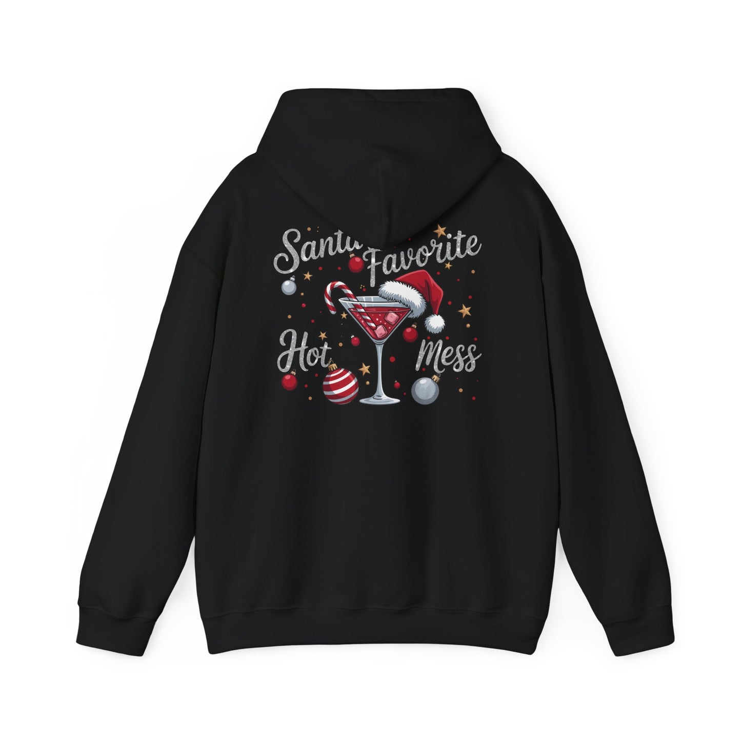 Heavy Blend Hoodie - Christmas - Santa's Fav. Hot Mess (01)