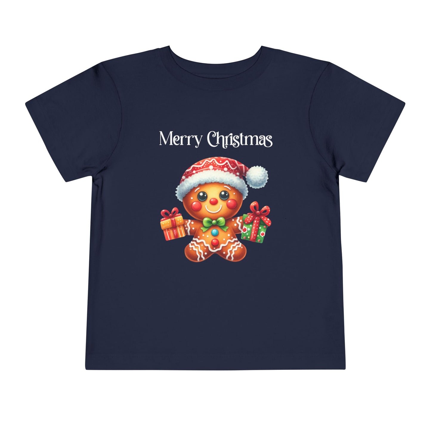 Toddler Tee - Christmas - Gingerbread - Merry Christmas (01a)