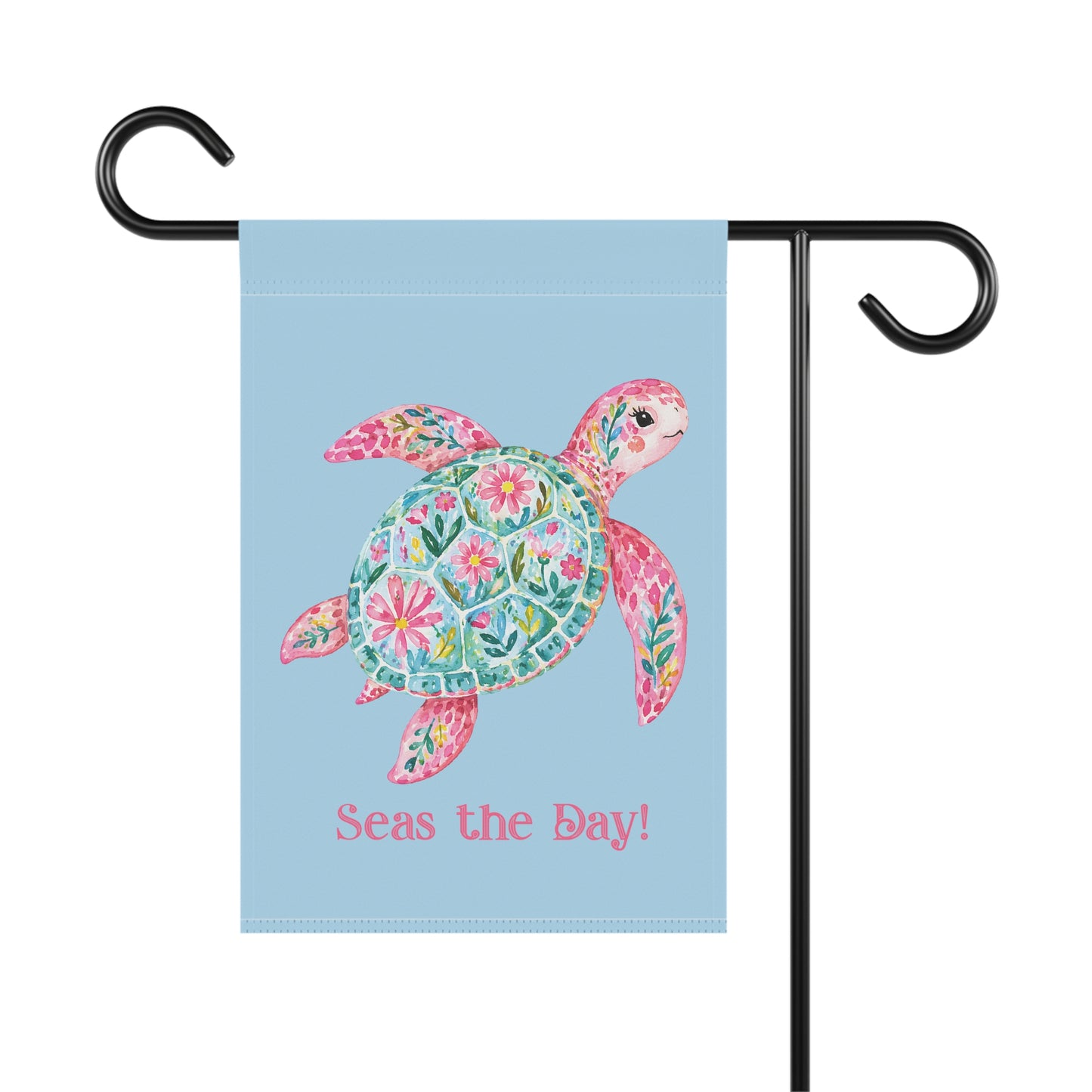 Garden Flag - Season -  Seas the Day Turtle (01)