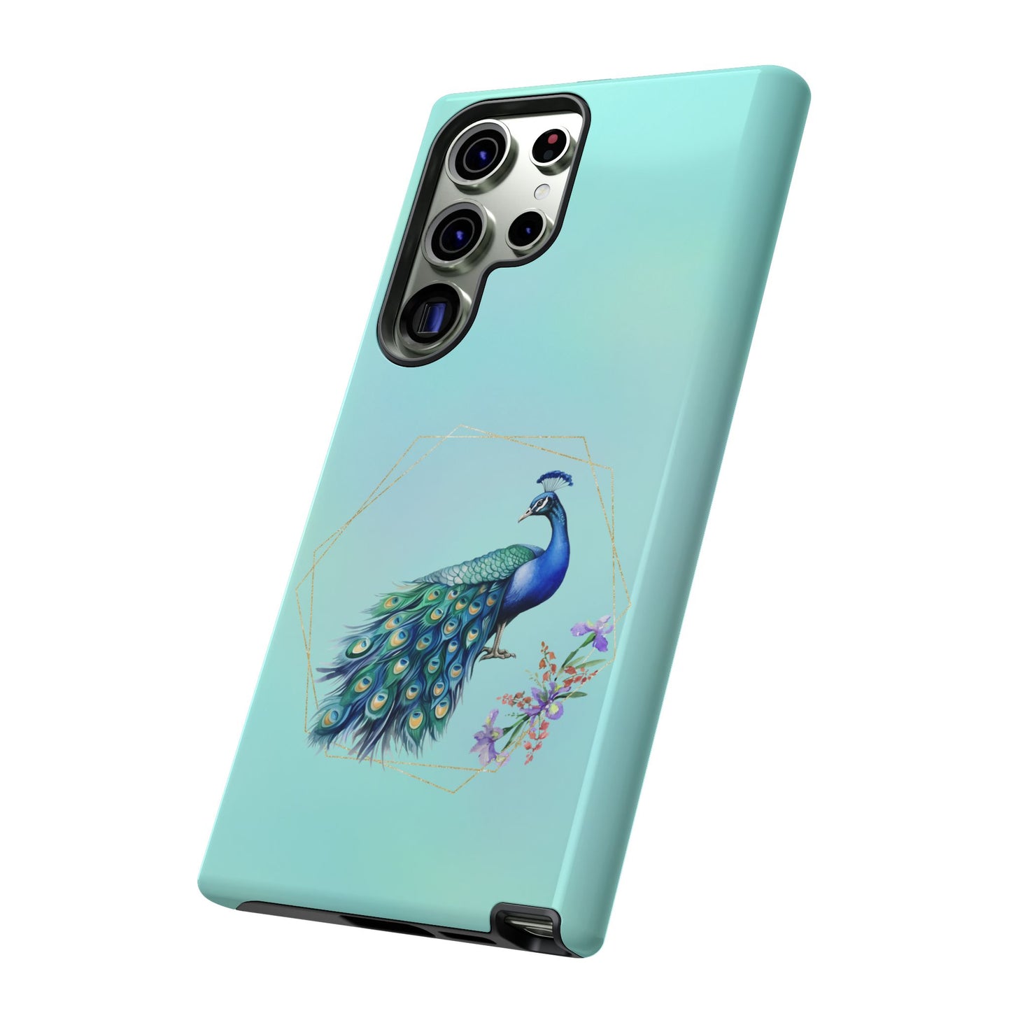 Tough Cell Phone Case - Animal - Peacock (2)