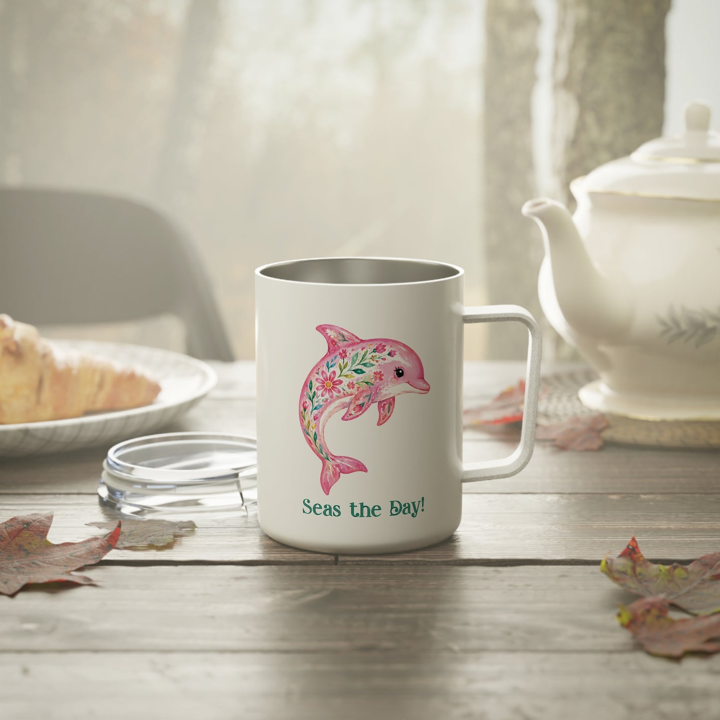 Insulated Mug - Animal - Seas the Day Dolphin (01)
