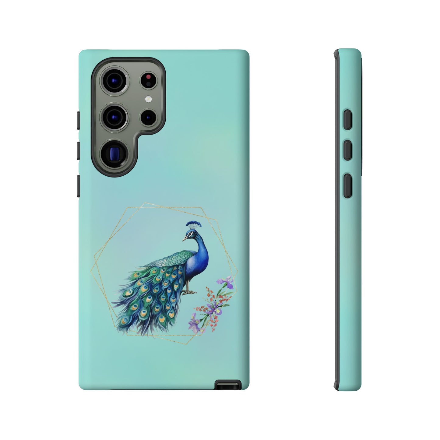 Tough Cell Phone Case - Animal - Peacock (2)