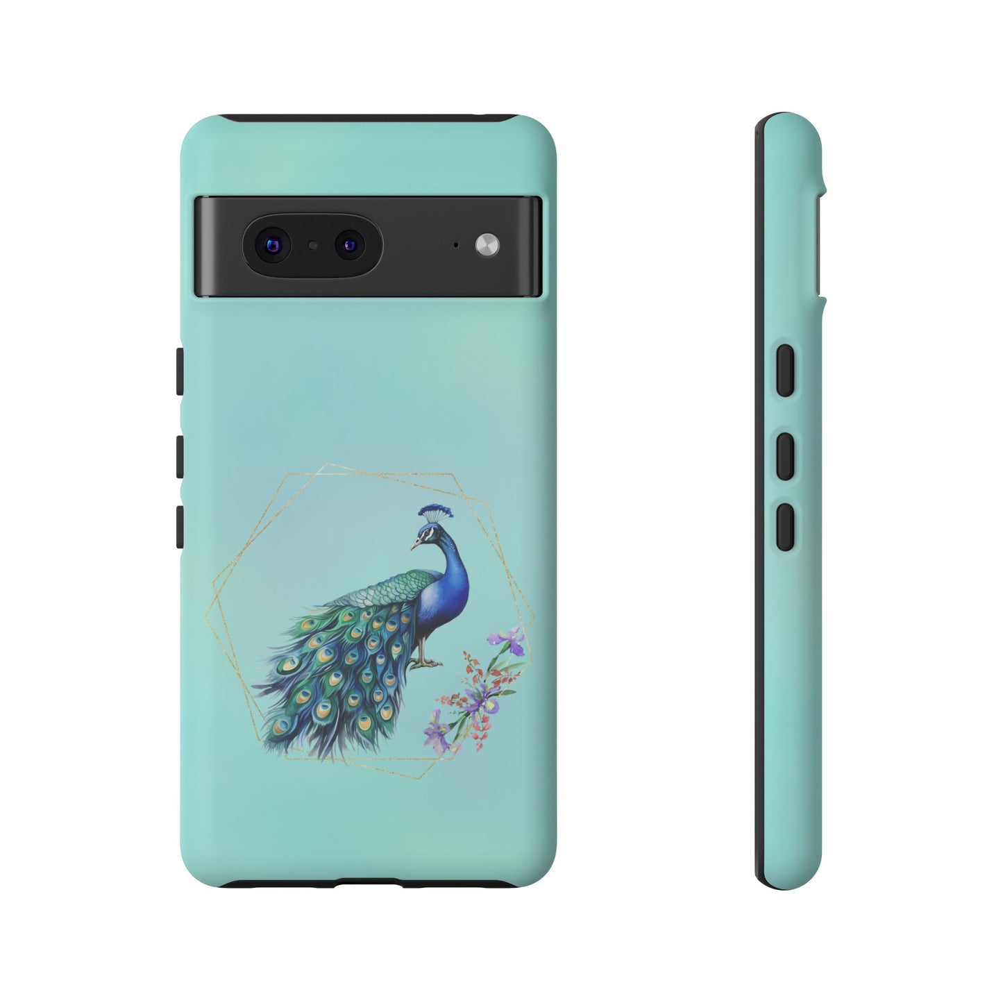 Tough Cell Phone Case - Animal - Peacock (2)