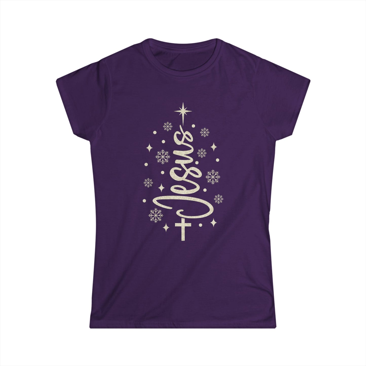 Female T-Shirt - Christmas - Jesus Tree (01b)