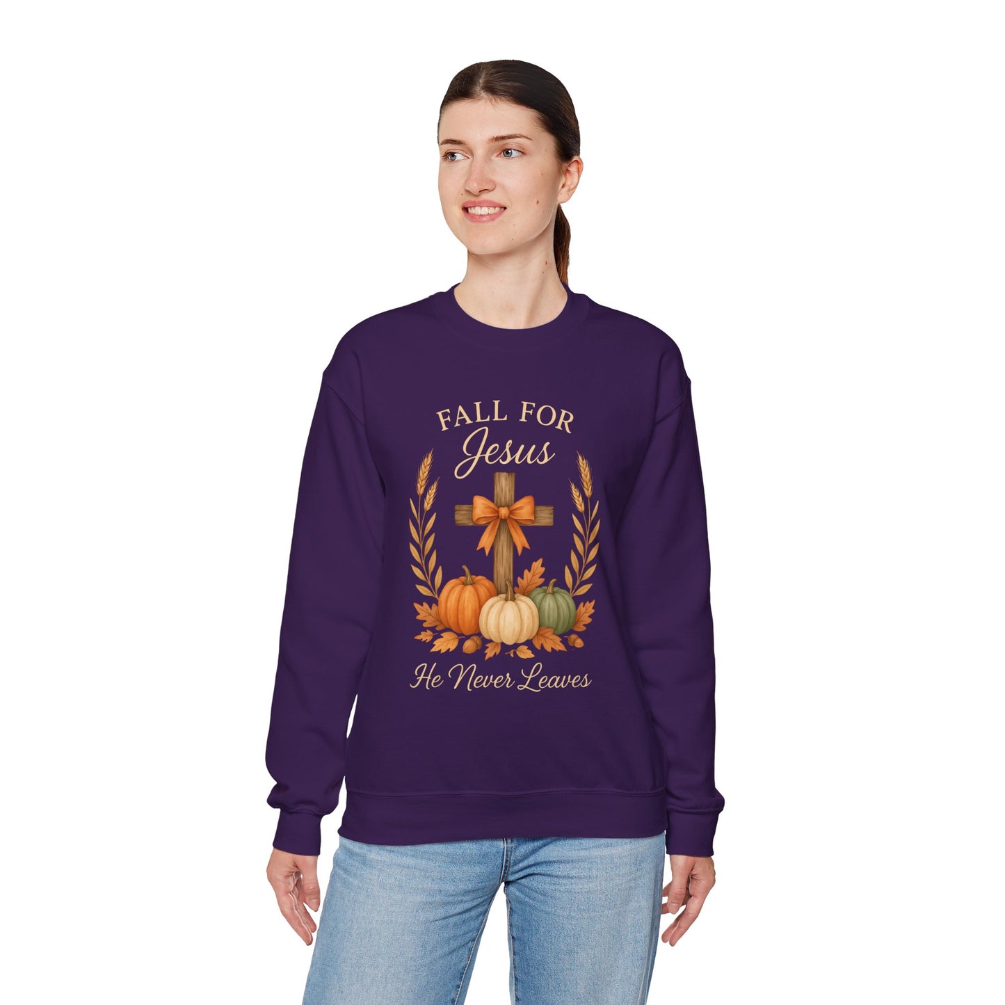 Sweatshirt - Faith -  Fall for Jesus (01 Autumn)