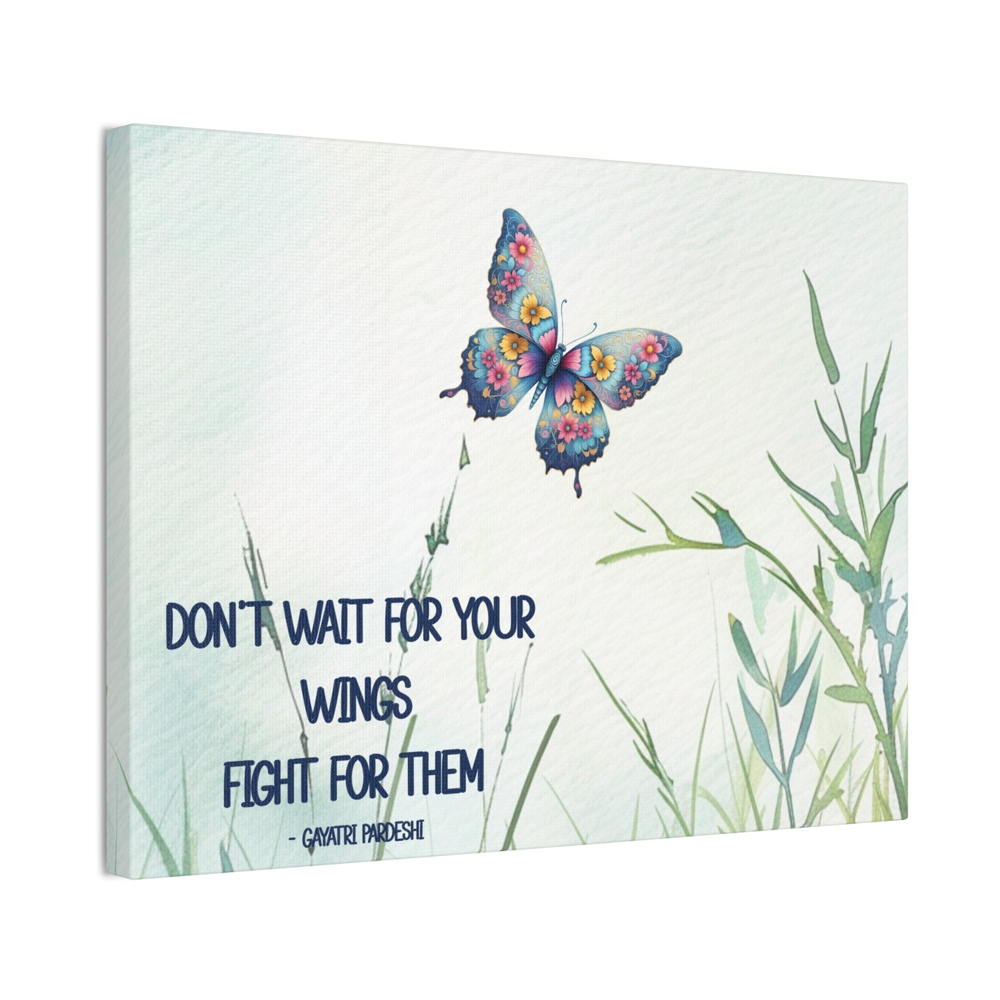 Canvas - Butterfly - Don't Wait for Wings (1)