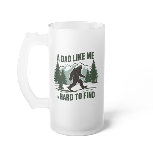 Frosted Glass Beer Mug - Dad - A Dad Like Me (1)