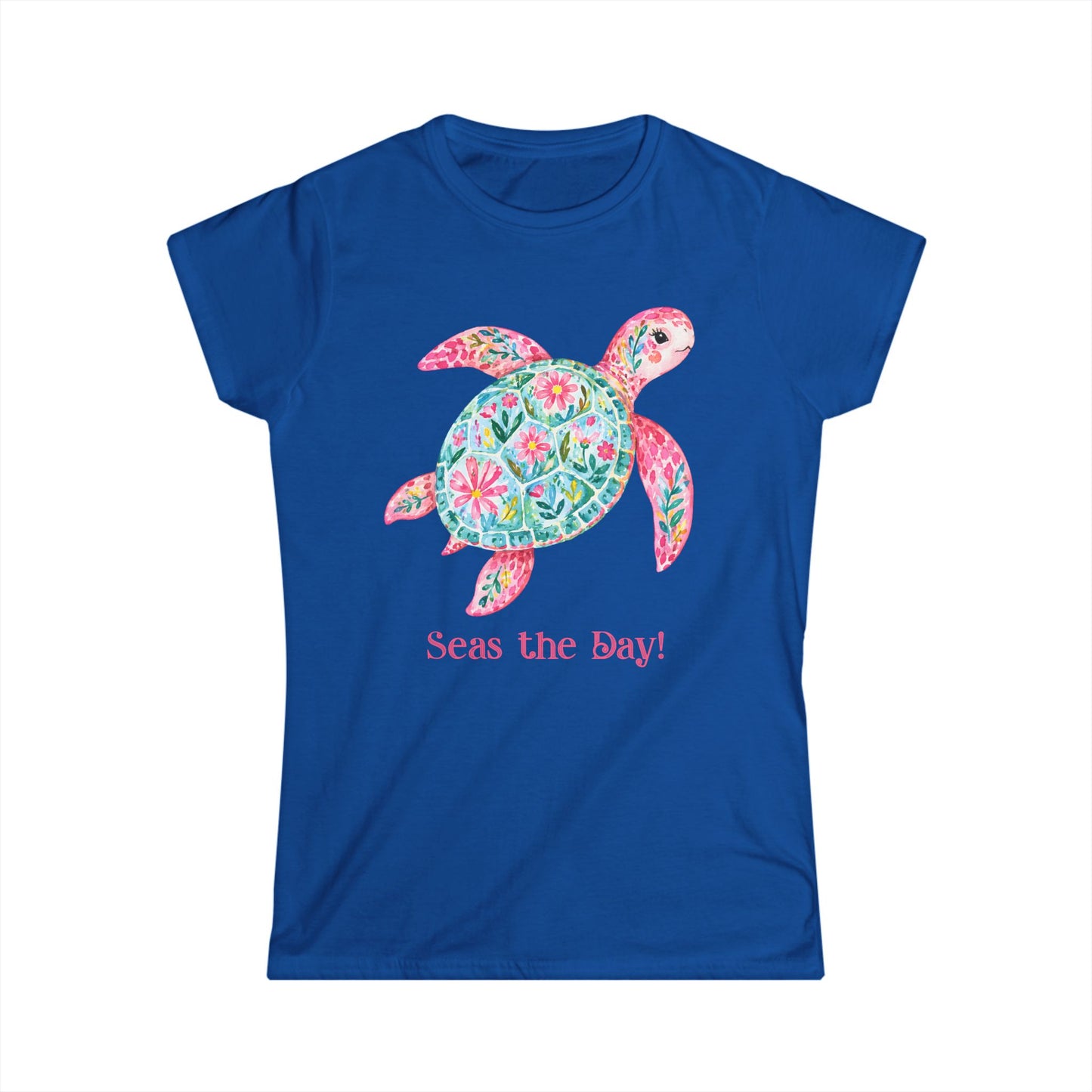 Female T-Shirt - Animal - Seas the Day Turtle (01)