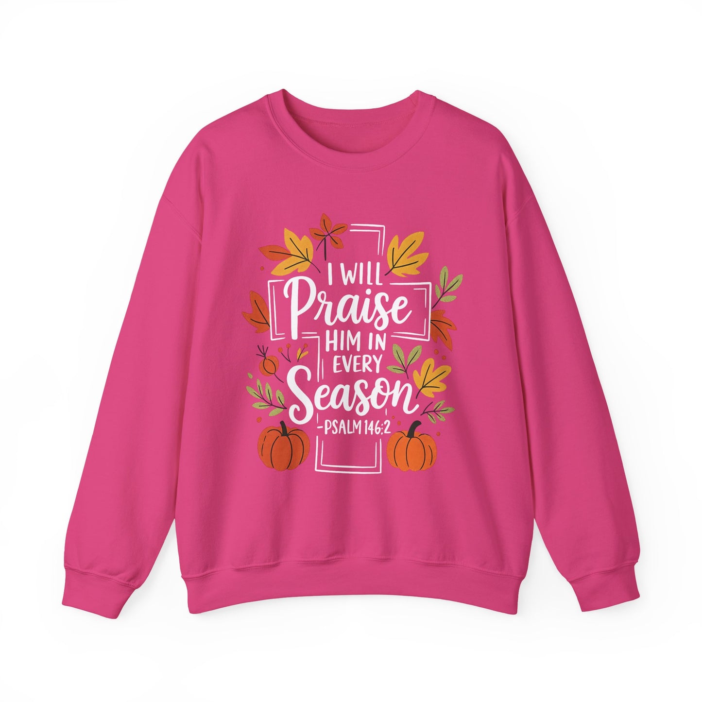 Sweatshirt - Faith - I will Praise Him in Every Season (01 Autumn)