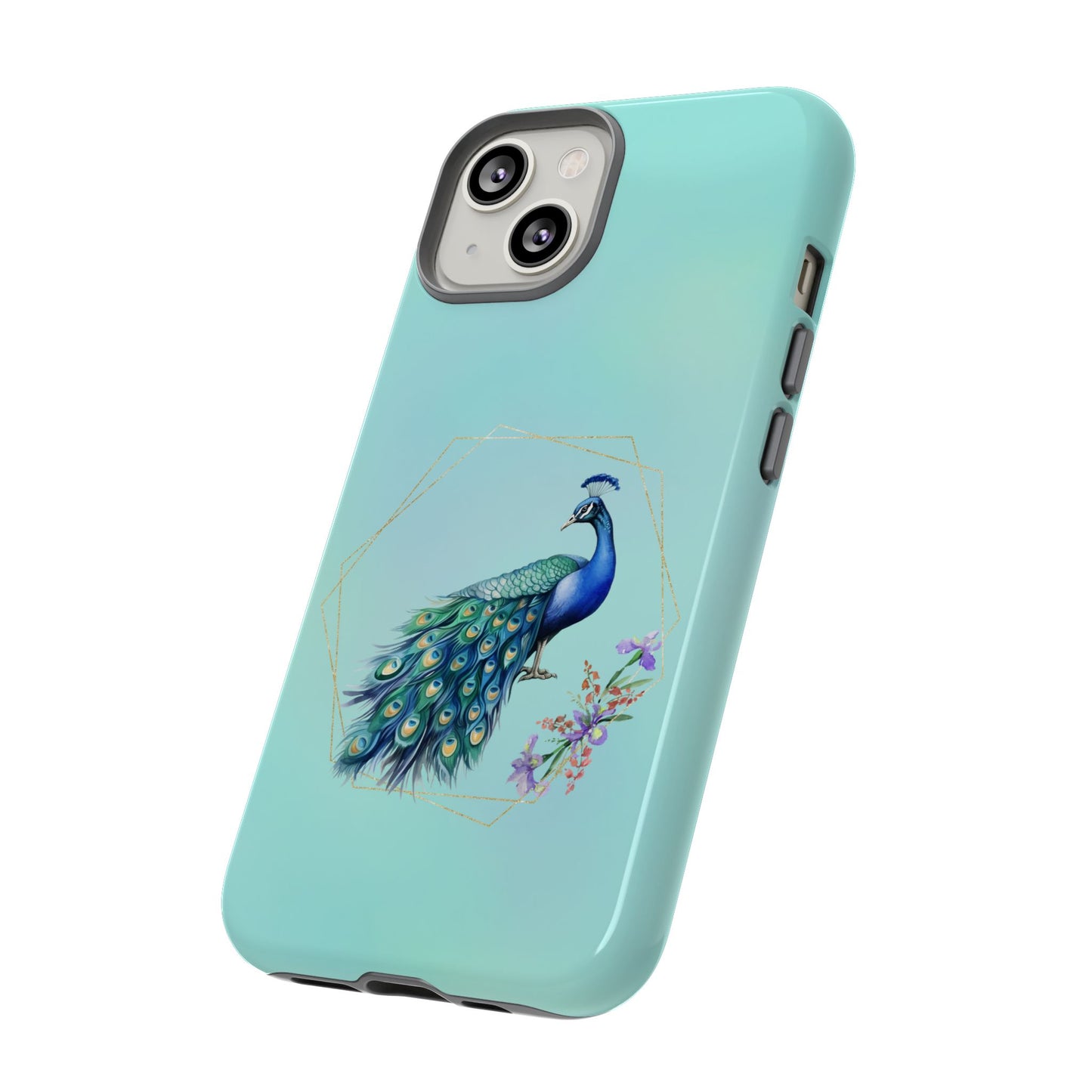 Tough Cell Phone Case - Animal - Peacock (2)