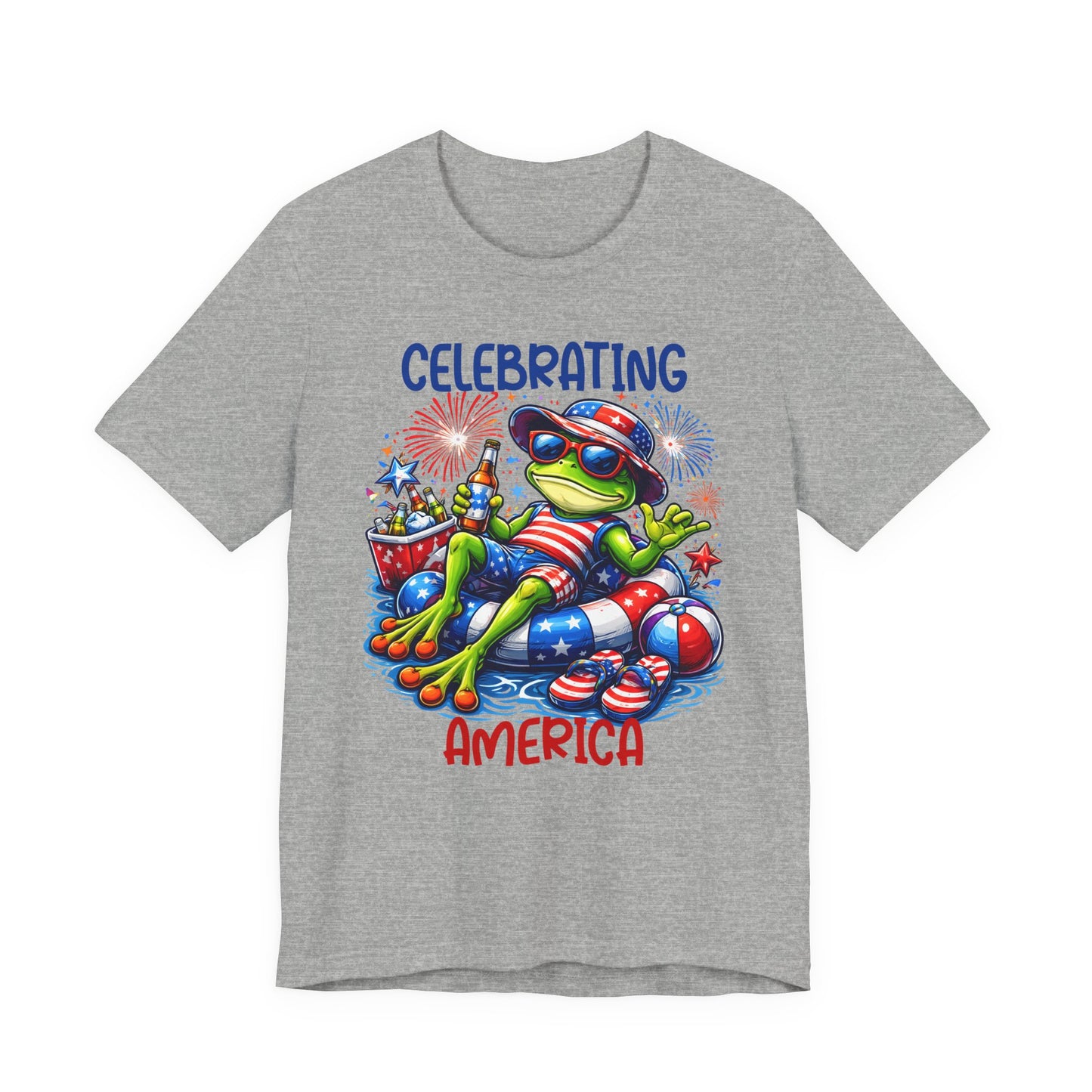 T-Shirt - American - Celebrating America Frog 01
