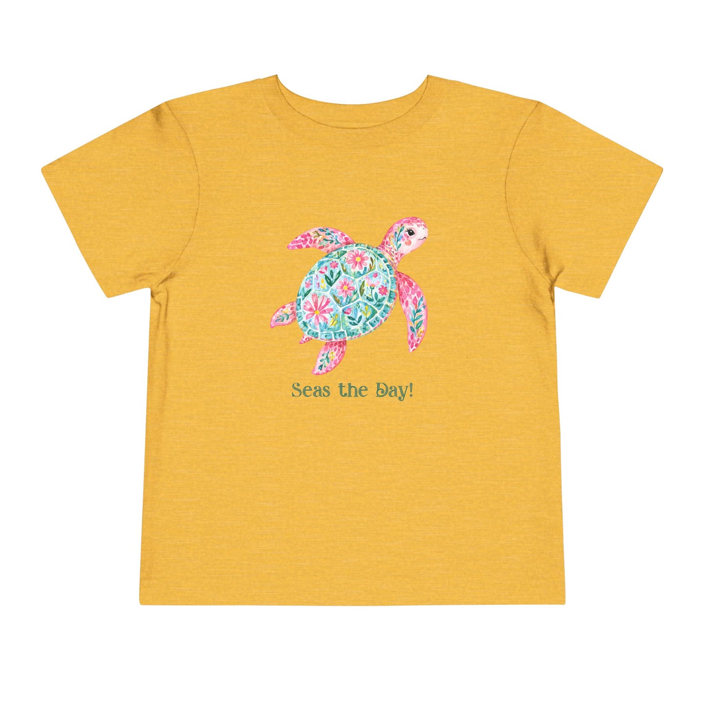 Toddler Tee - Animal - Seas the Day Turtle (01)