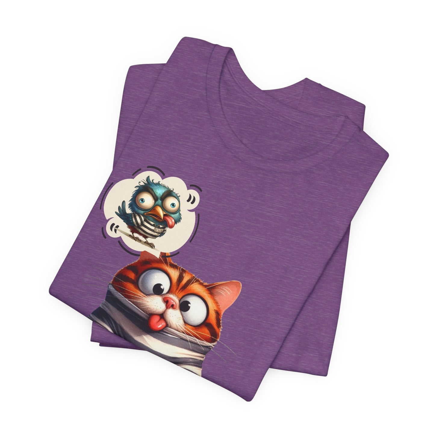 T-Shirt - Animal - Cat - I ate the jail bird (1B)