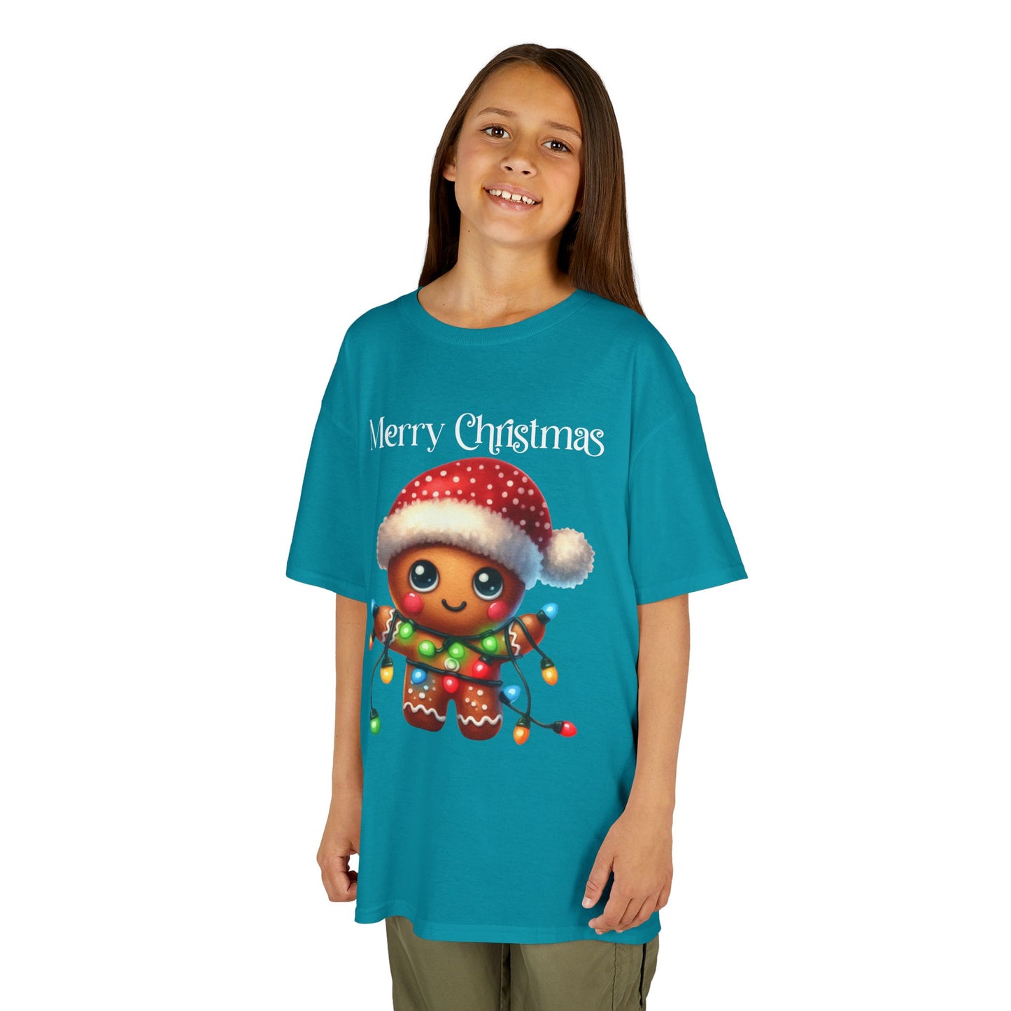 Child Tee - Christmas - Gingerbread - Merry Christmas (02a)