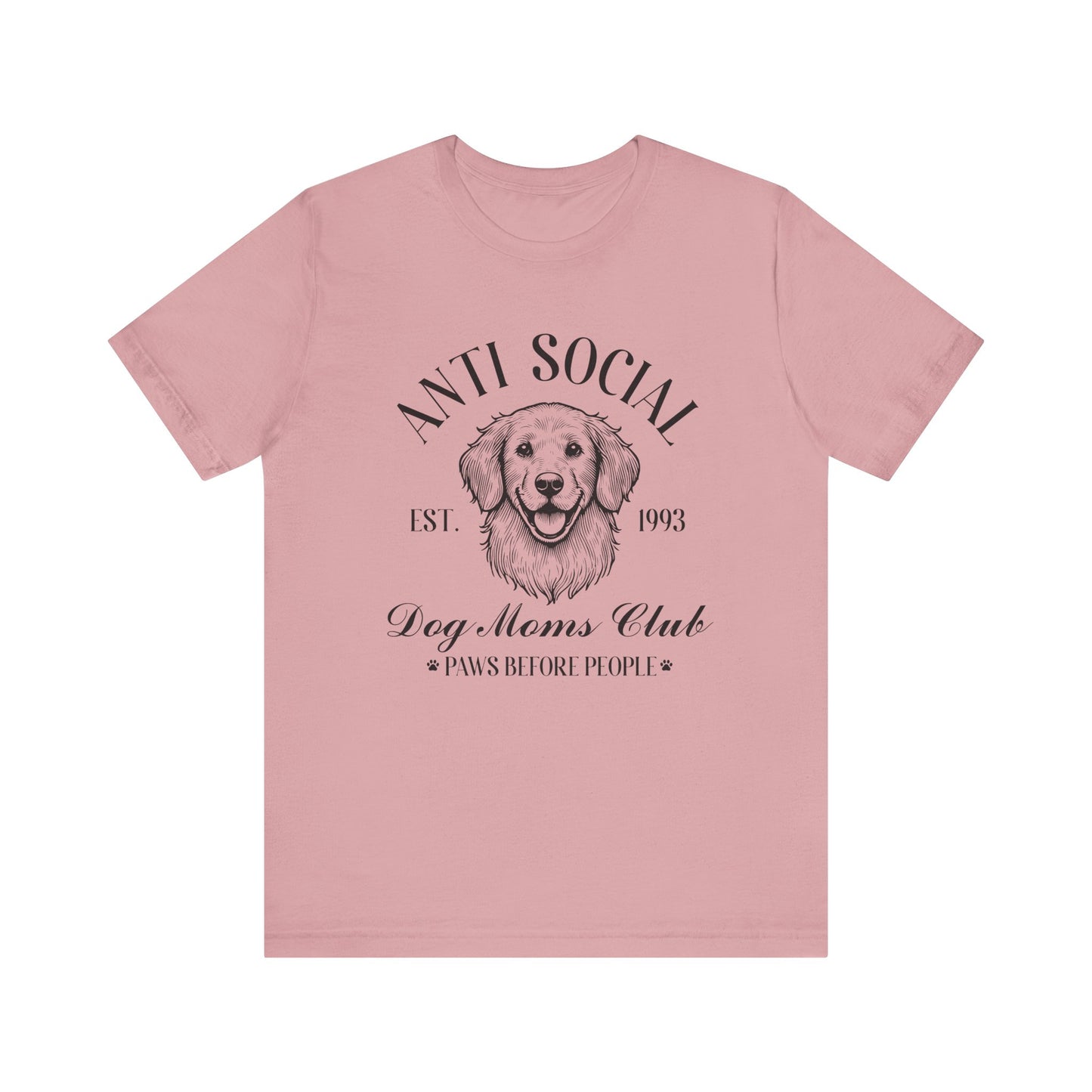 T-Shirt - Animal Lover - Anti-Social Dog Moms Club (1a)
