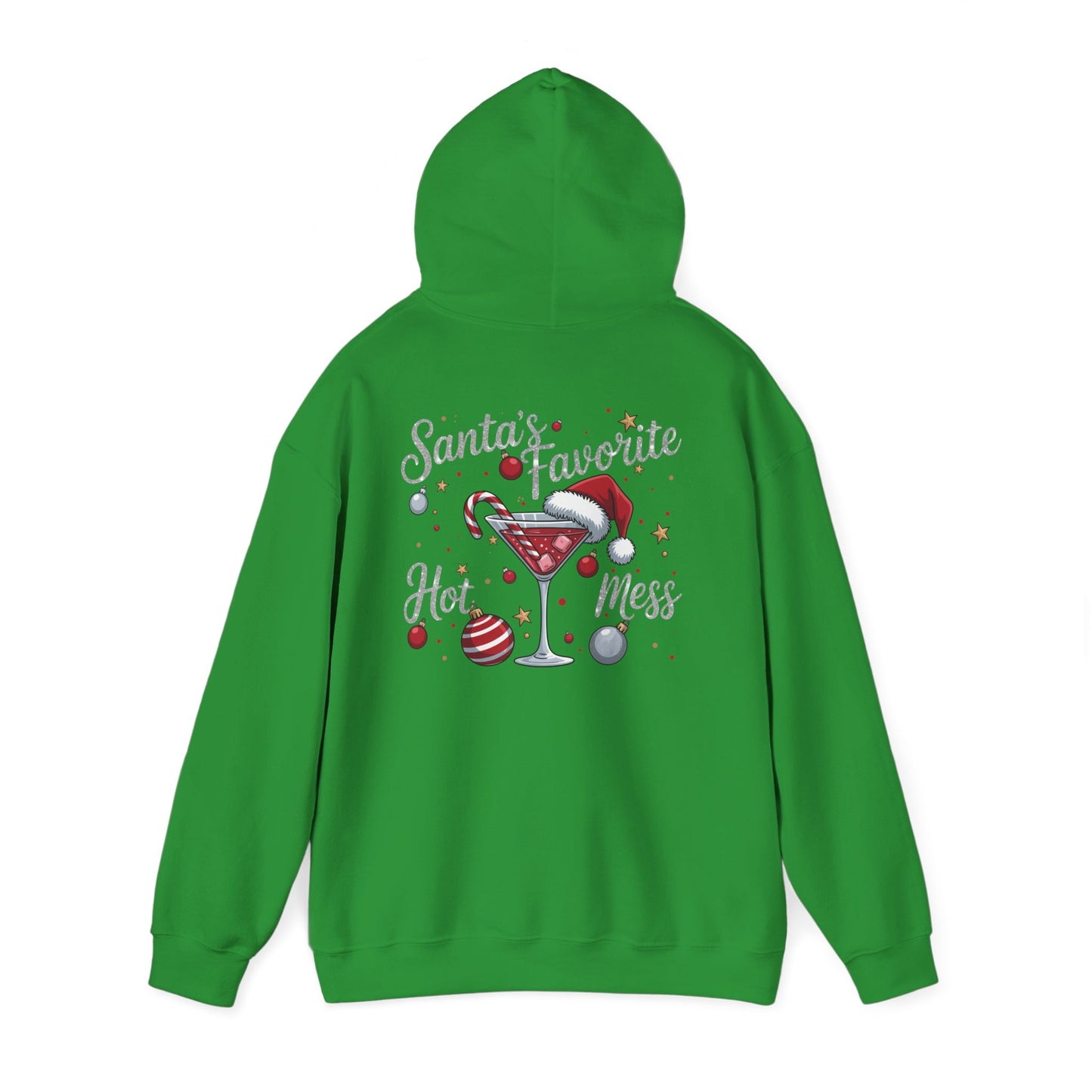 Heavy Blend Hoodie - Christmas - Santa's Fav. Hot Mess (01)