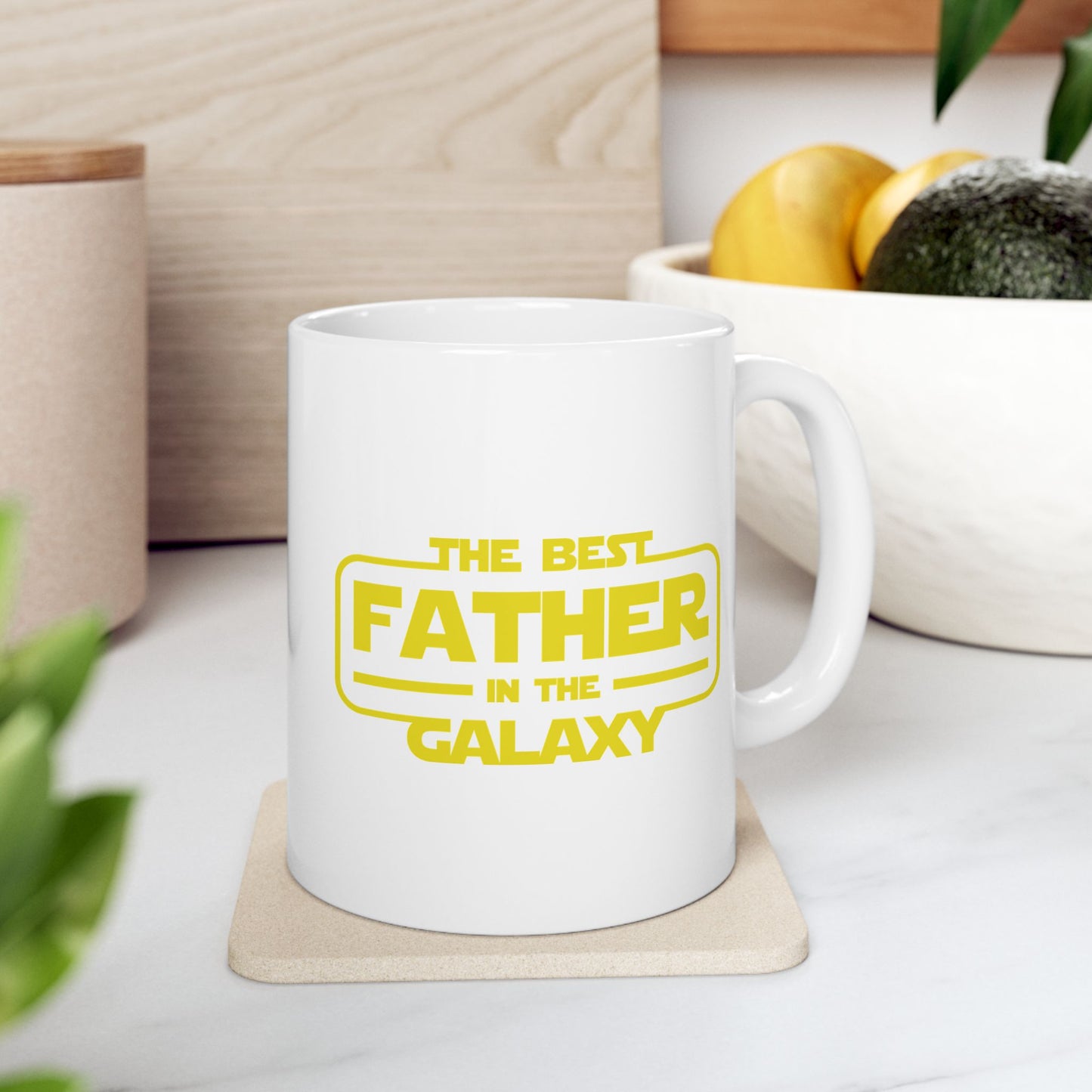Ceramic Mug - Dad - Best Father in Galaxy (1)
