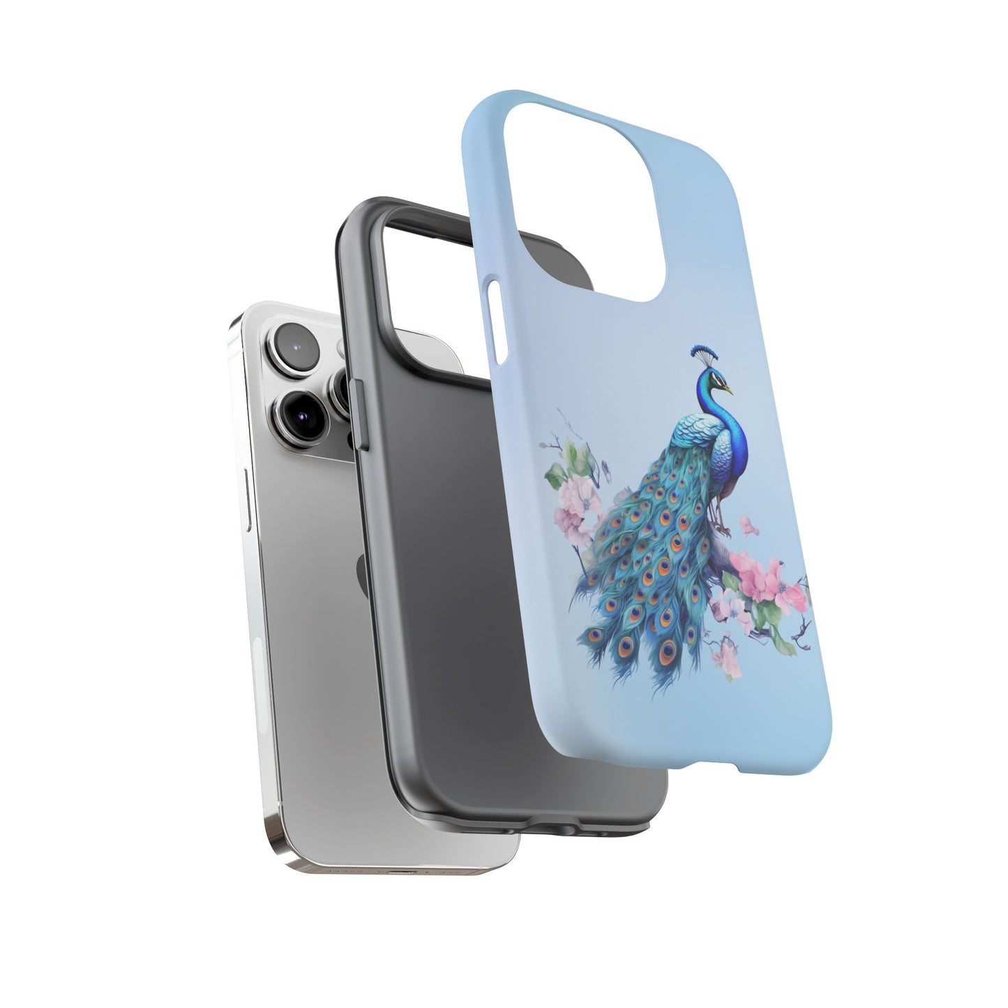 Tough Cell Phone Case - Animal - Peacock (1)